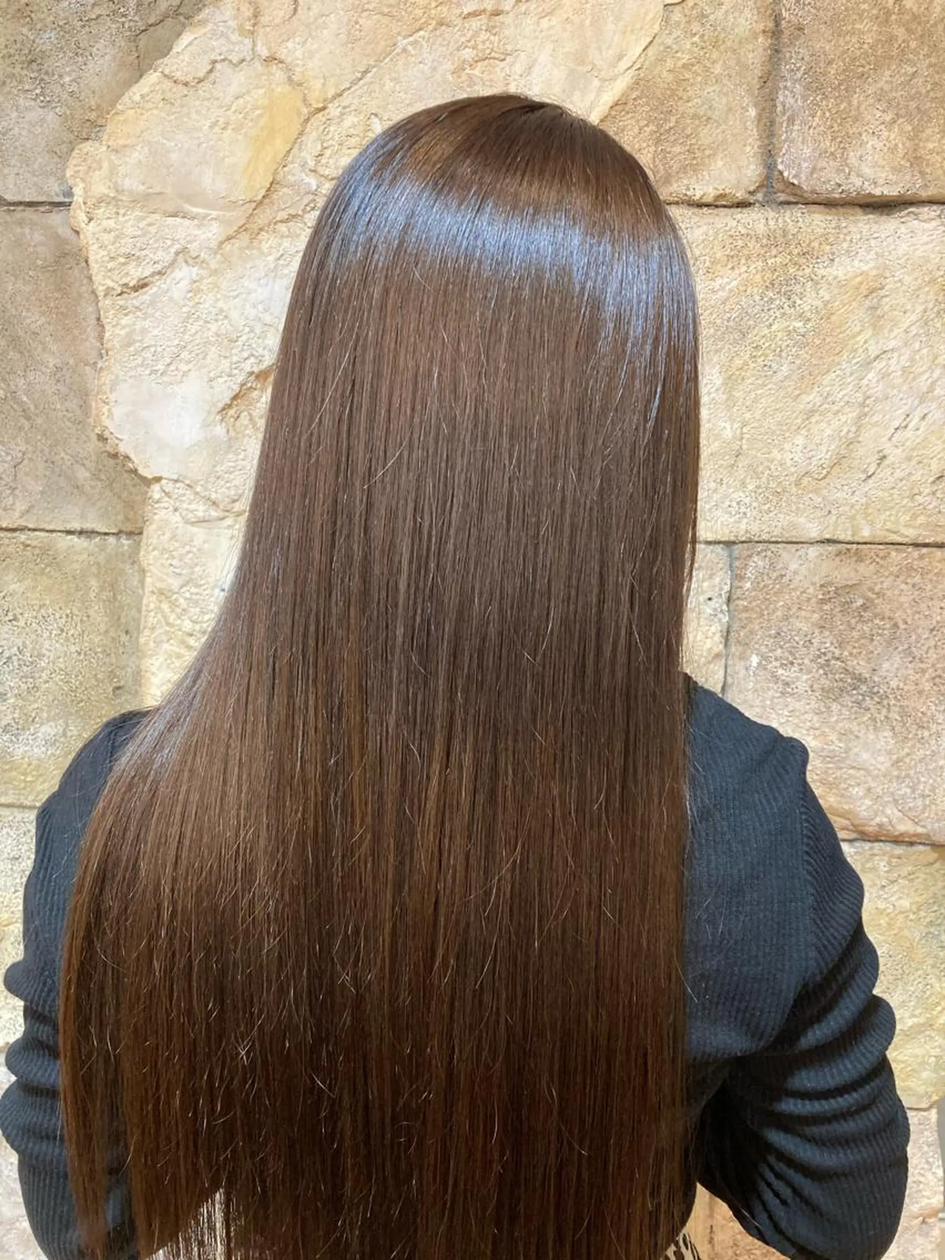 ロング カラー 水島 悠香子のヘアスタイル