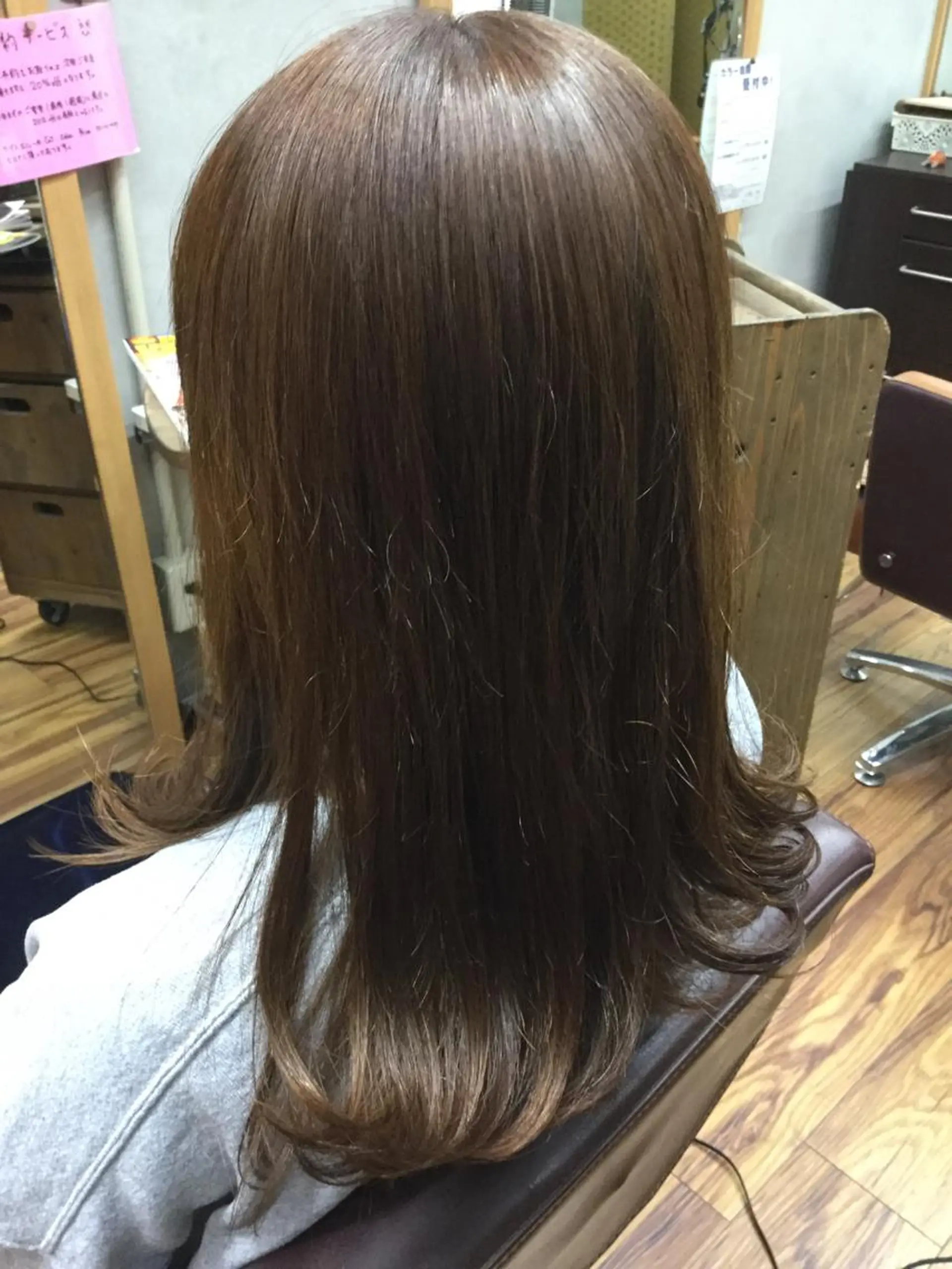 セミロング カラー アッシュ グラデーションカラー 後藤 健史のヘアスタイル