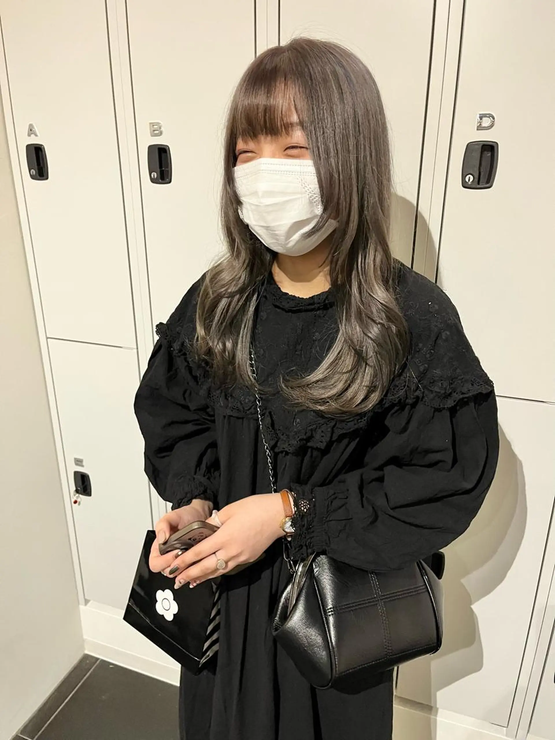 ロング カラー ブリーチ ケアブリーチ ダブルカラー グレージュ ハイトーンカラー ヘアカラー トリートメント ショート/パーマ/ カラー/FUKOのヘアスタイル