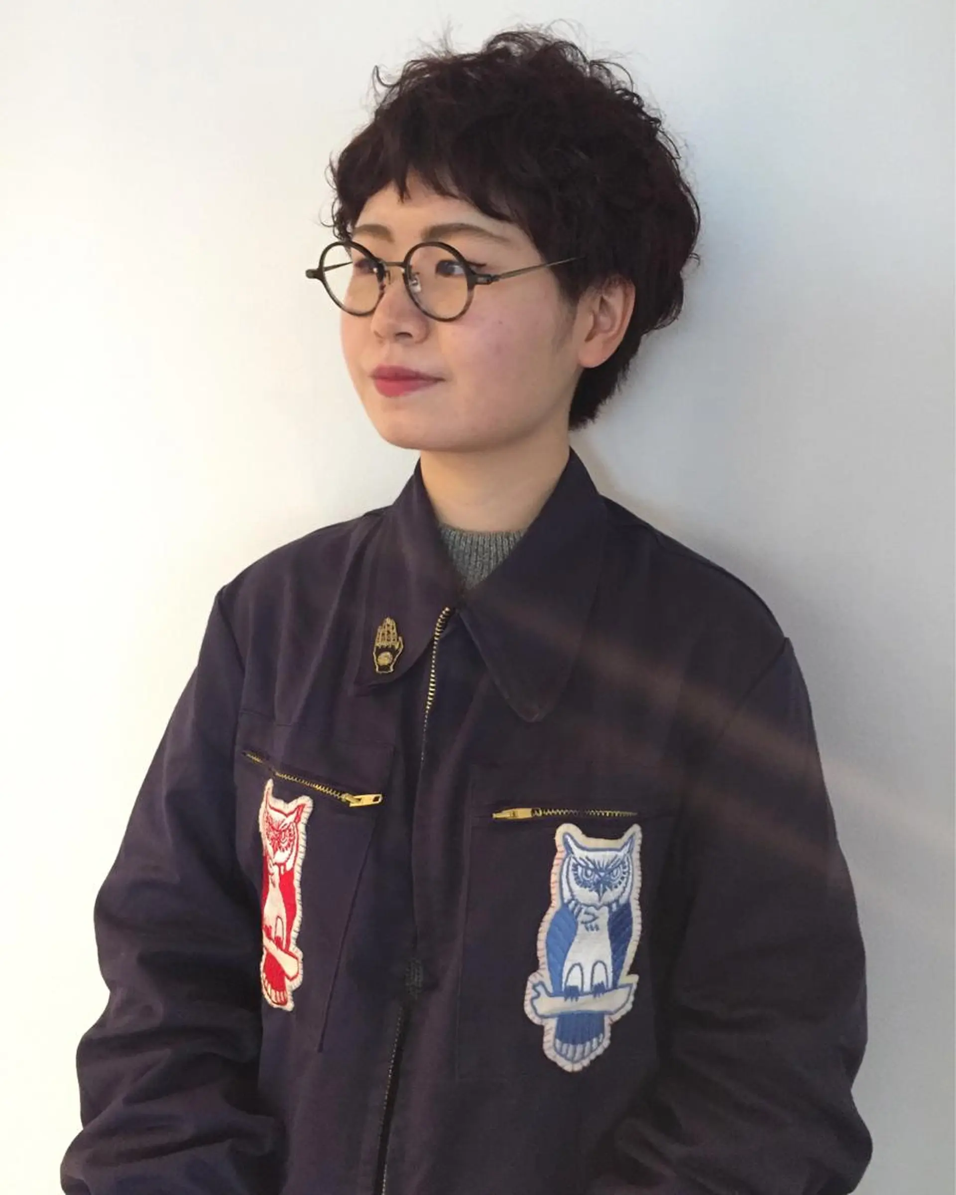 ショート パーマ カット パーマ to heart 十三店所属・稲田 結衣夏のヘアスタイル