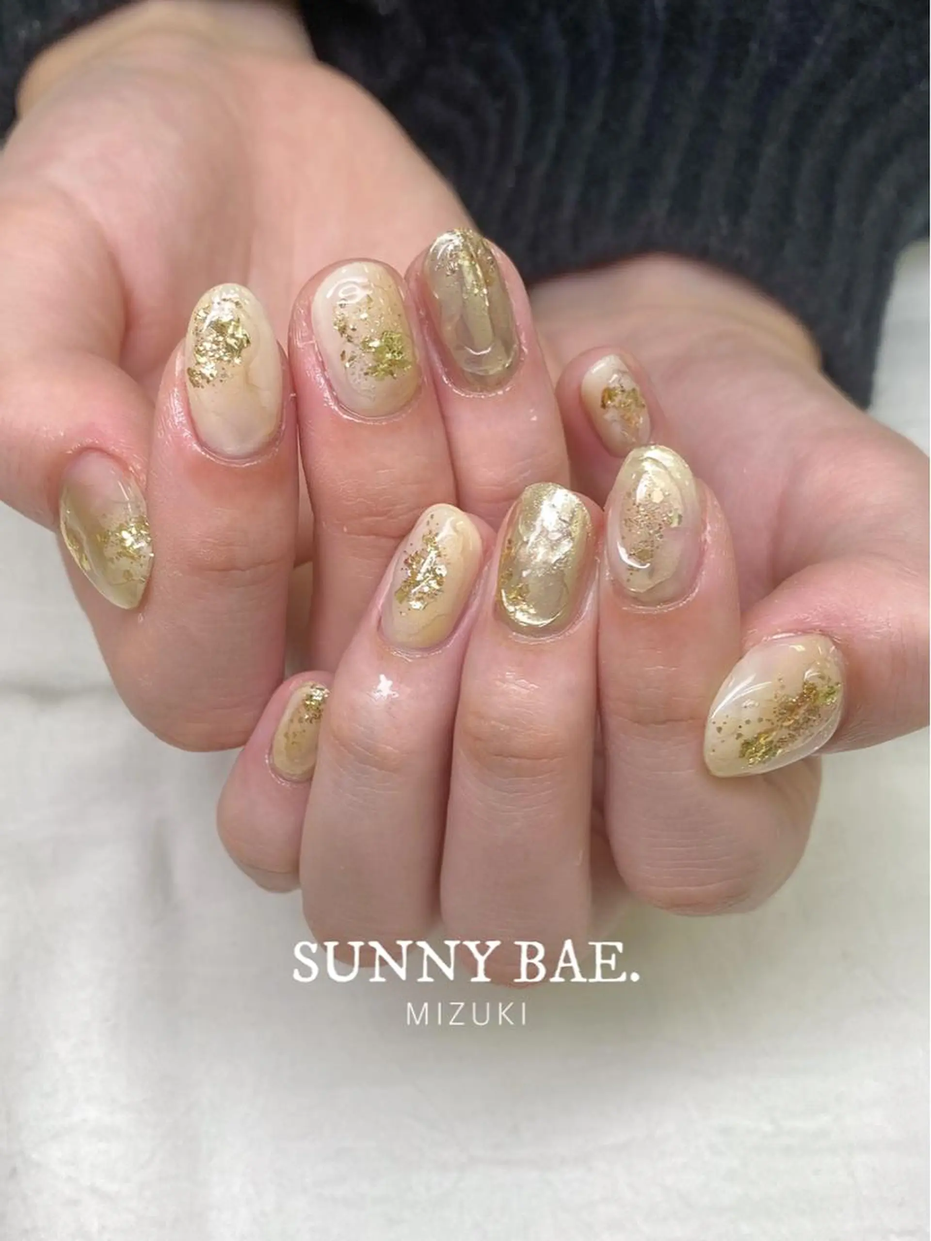 ネイル 成人式 ラメ(グリッター) ミラーネイル ニュアンスネイル ぷっくりネイル ハンドネイル SUNNY BAE. 🌼MIZUKIのネイルデザイン