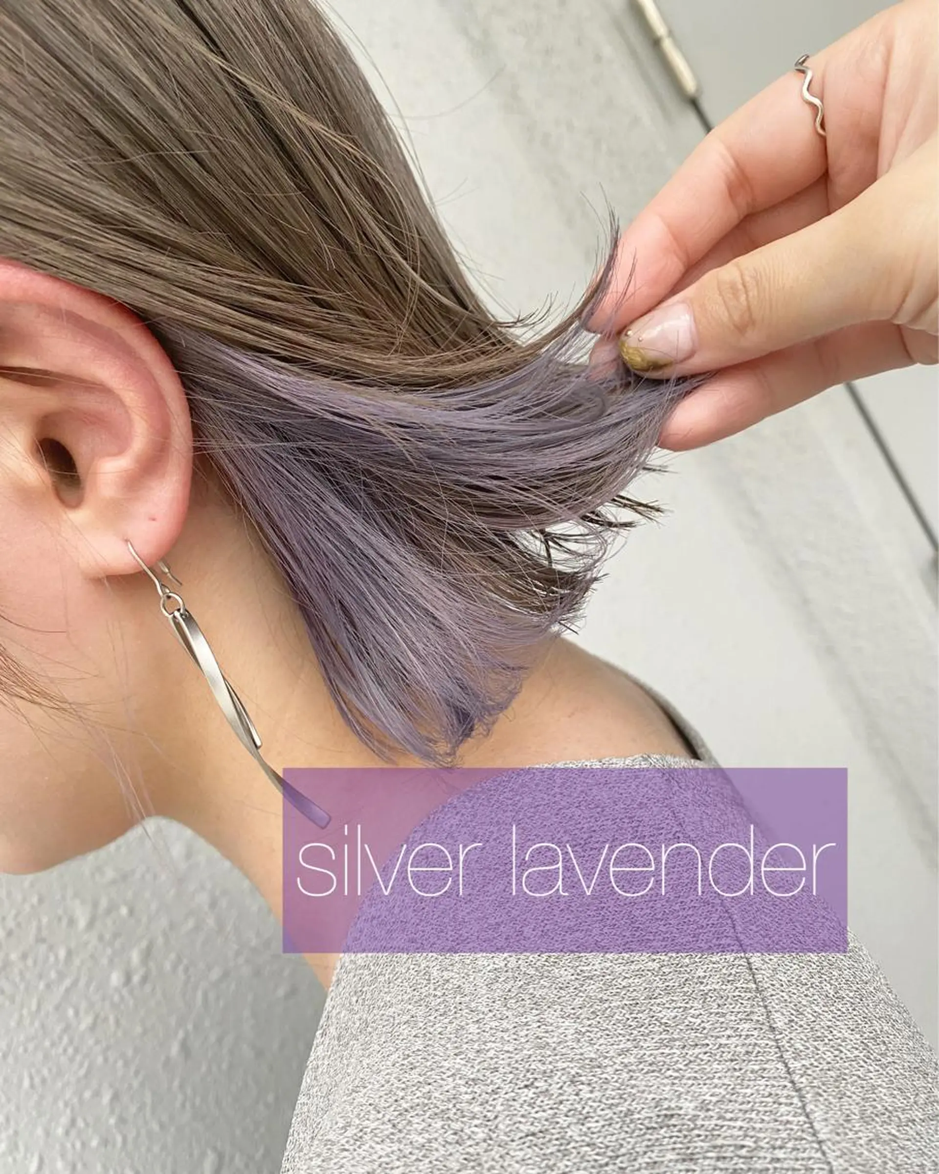 ミディアム カラー ブリーチ 後藤紗英/髪質改善 /オリーブベージュのヘアスタイル