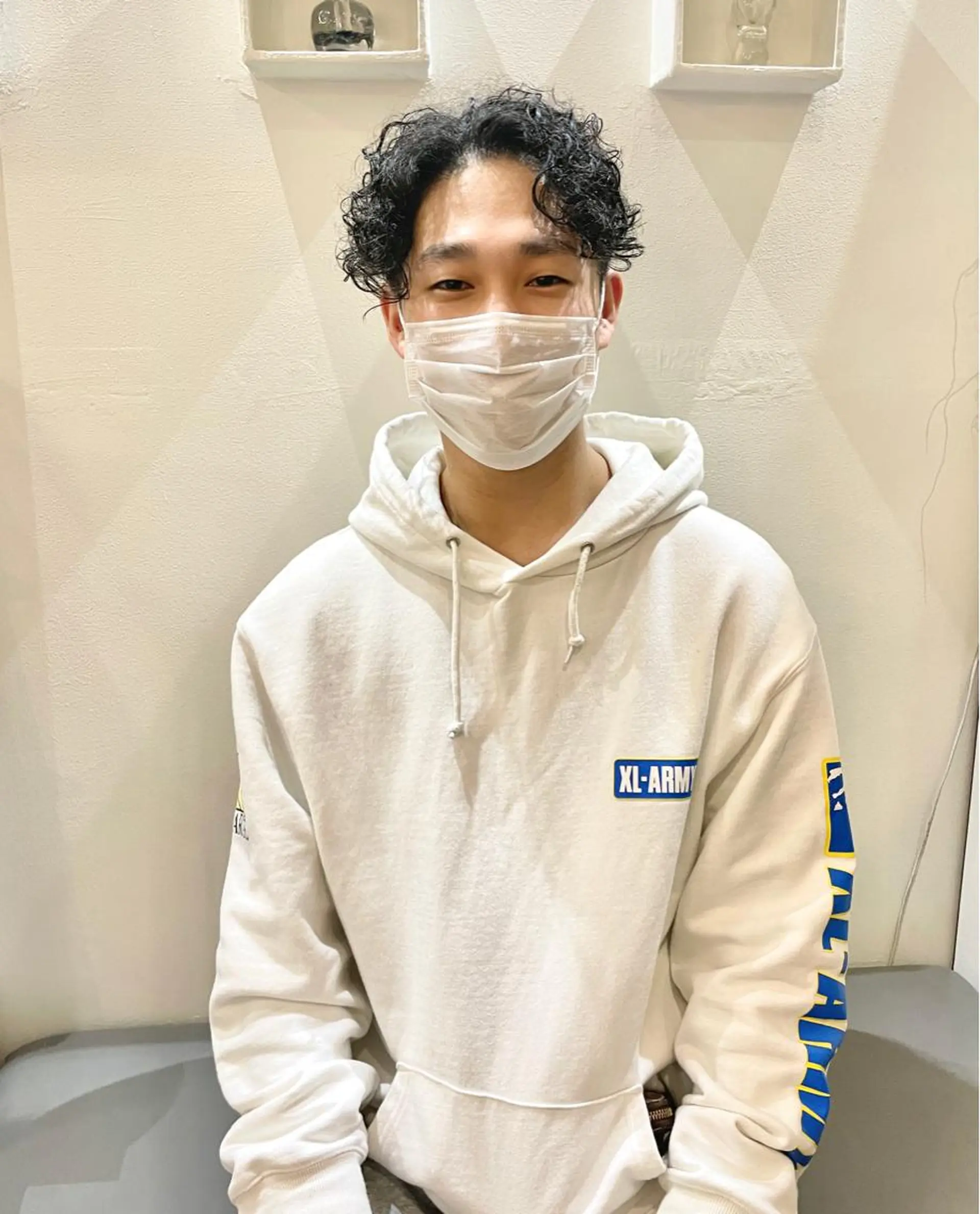 ショート メンズ メンズパーマ くせ毛 MVALLEY所属・韓国ヘア/ 古川のヘアスタイル