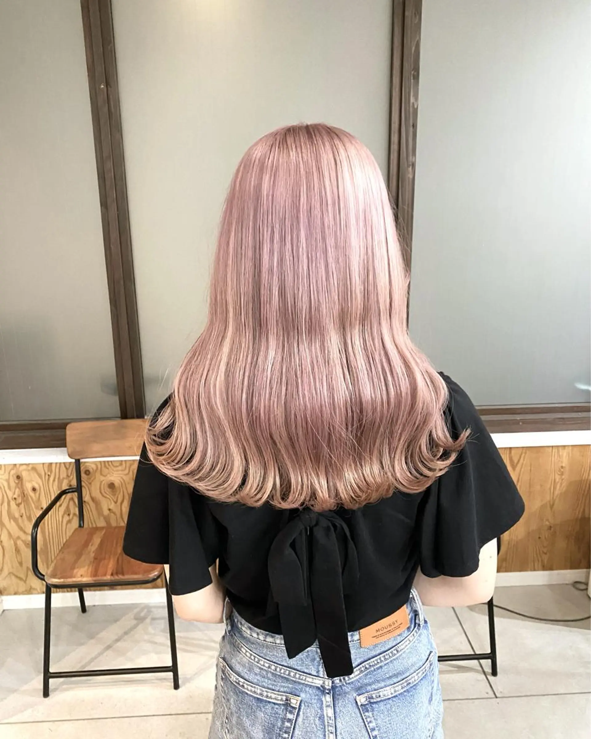 カラー ブリーチカラー よねだまことのヘアスタイル