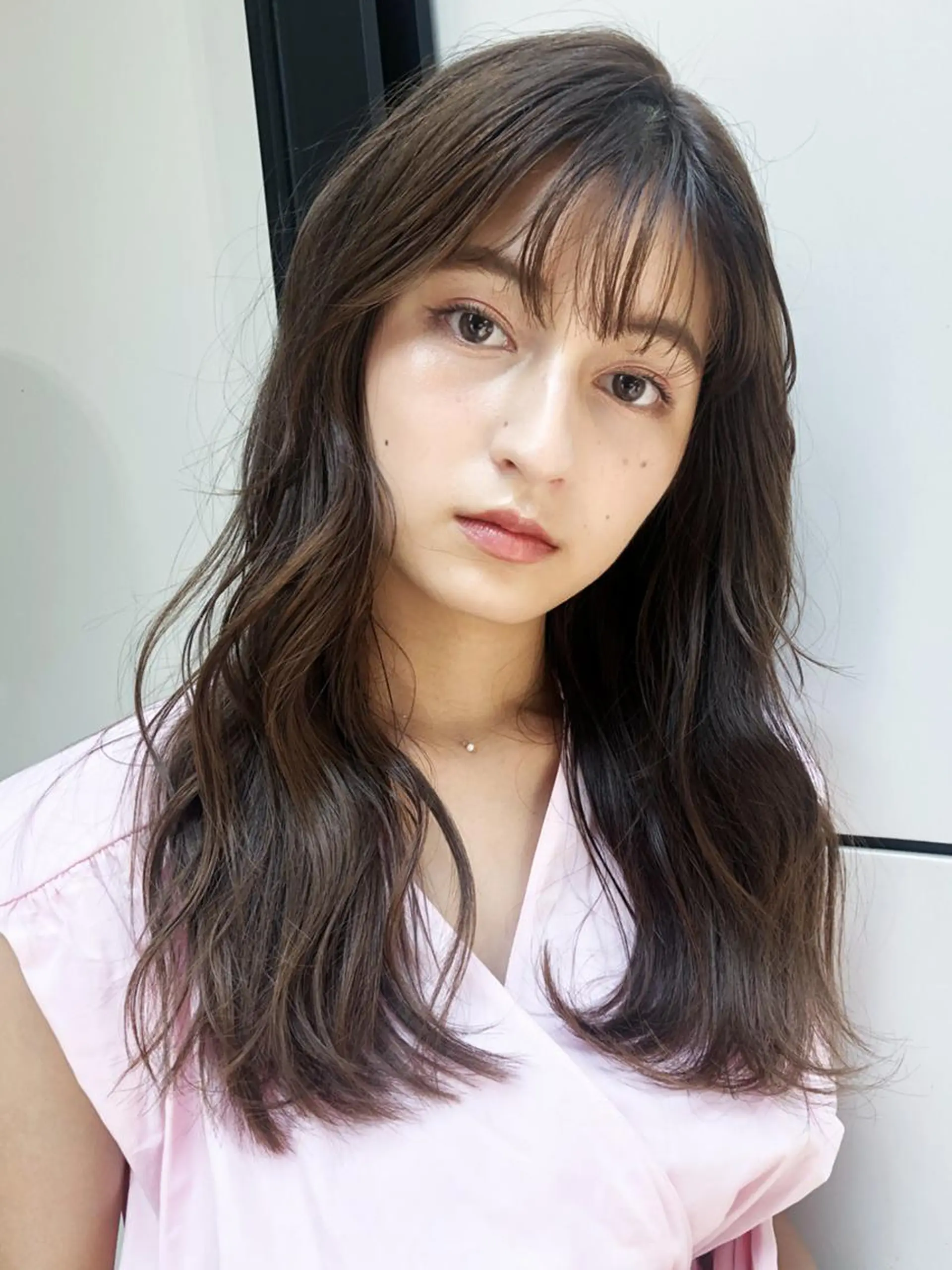 セミロング カラー ヘアアレンジ パーマ ITbyALBUM 浦和店のヘアスタイル