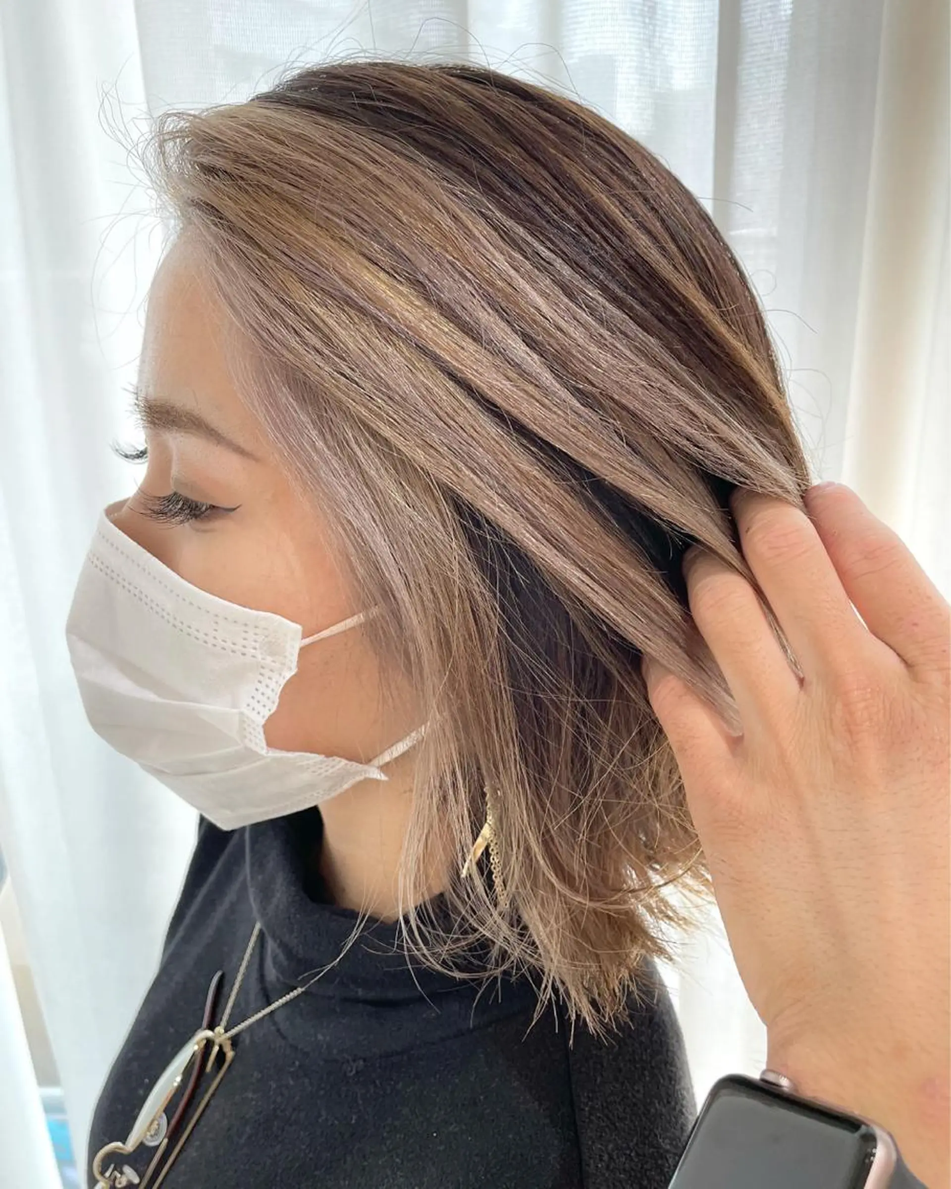 ショート カラー ミストバング  フェイスフレーミング ヘアカラー トリートメント 過去一の柔髪ヘア 🌿IVYjoureのヘアスタイル