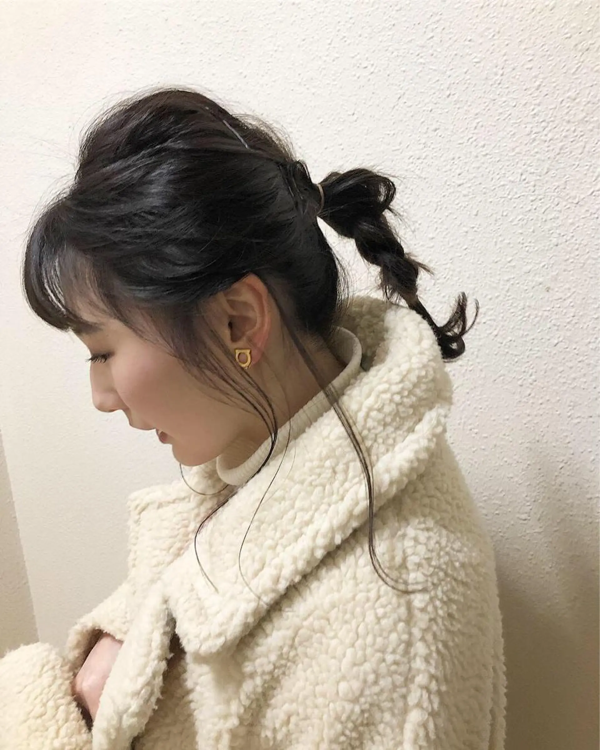 ミディアム カラー ヘアアレンジ ツキノキ ミナのヘアスタイル