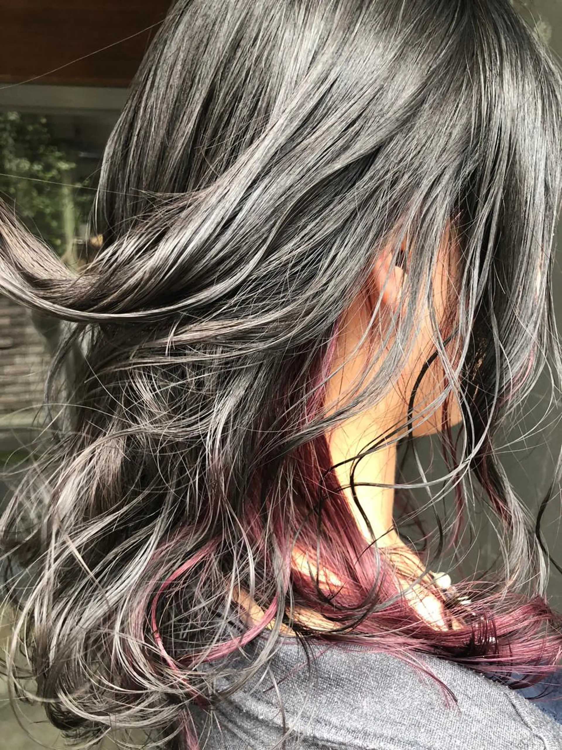 セミロング カラー ヘアアレンジ ミニボブ/ブリーチ 🌈MISATOのヘアスタイル