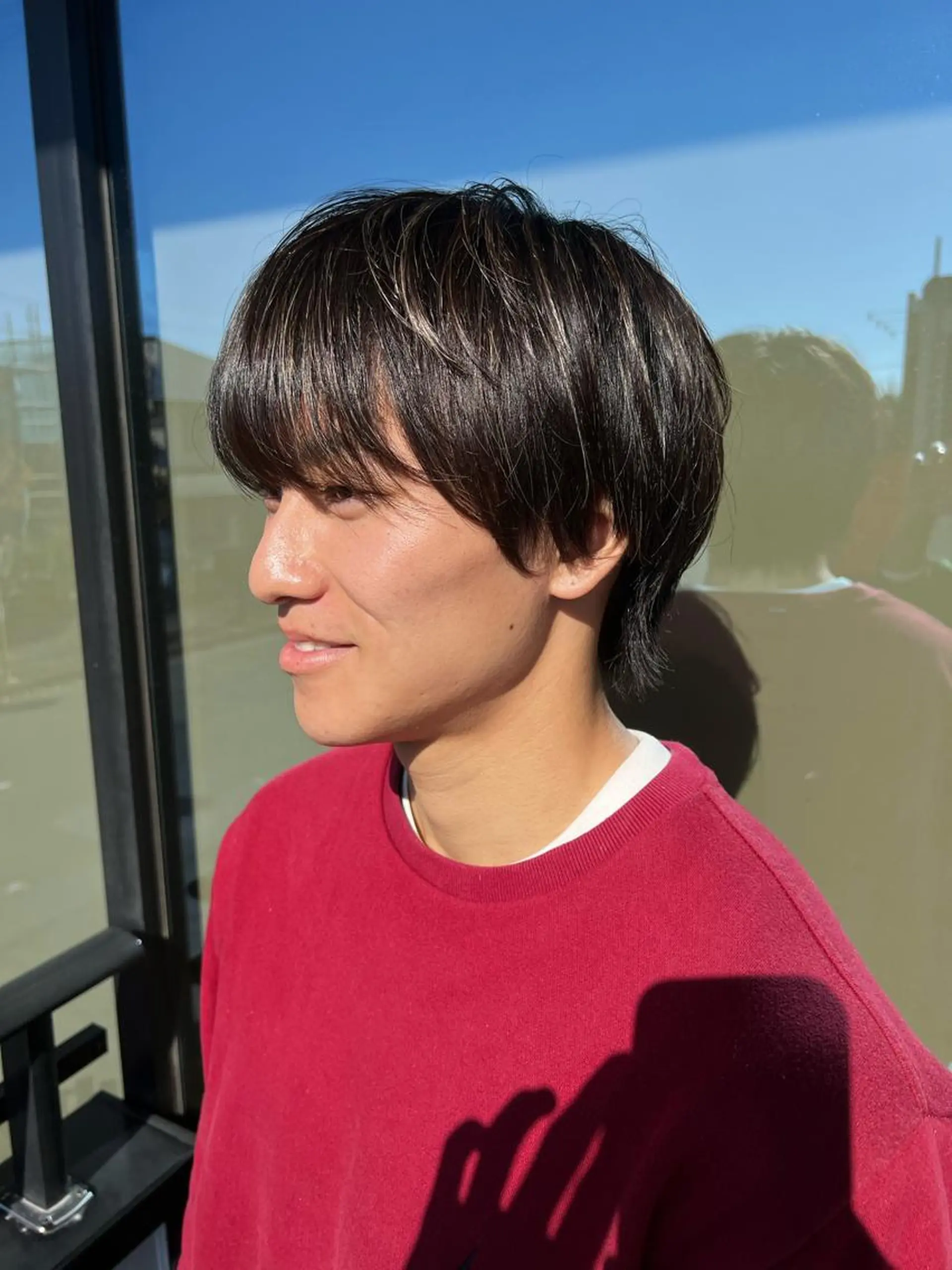 ショート メンズ マッシュウルフ マッシュ メンズウルフカット ウルフカット 倉持 龍歩のヘアスタイル