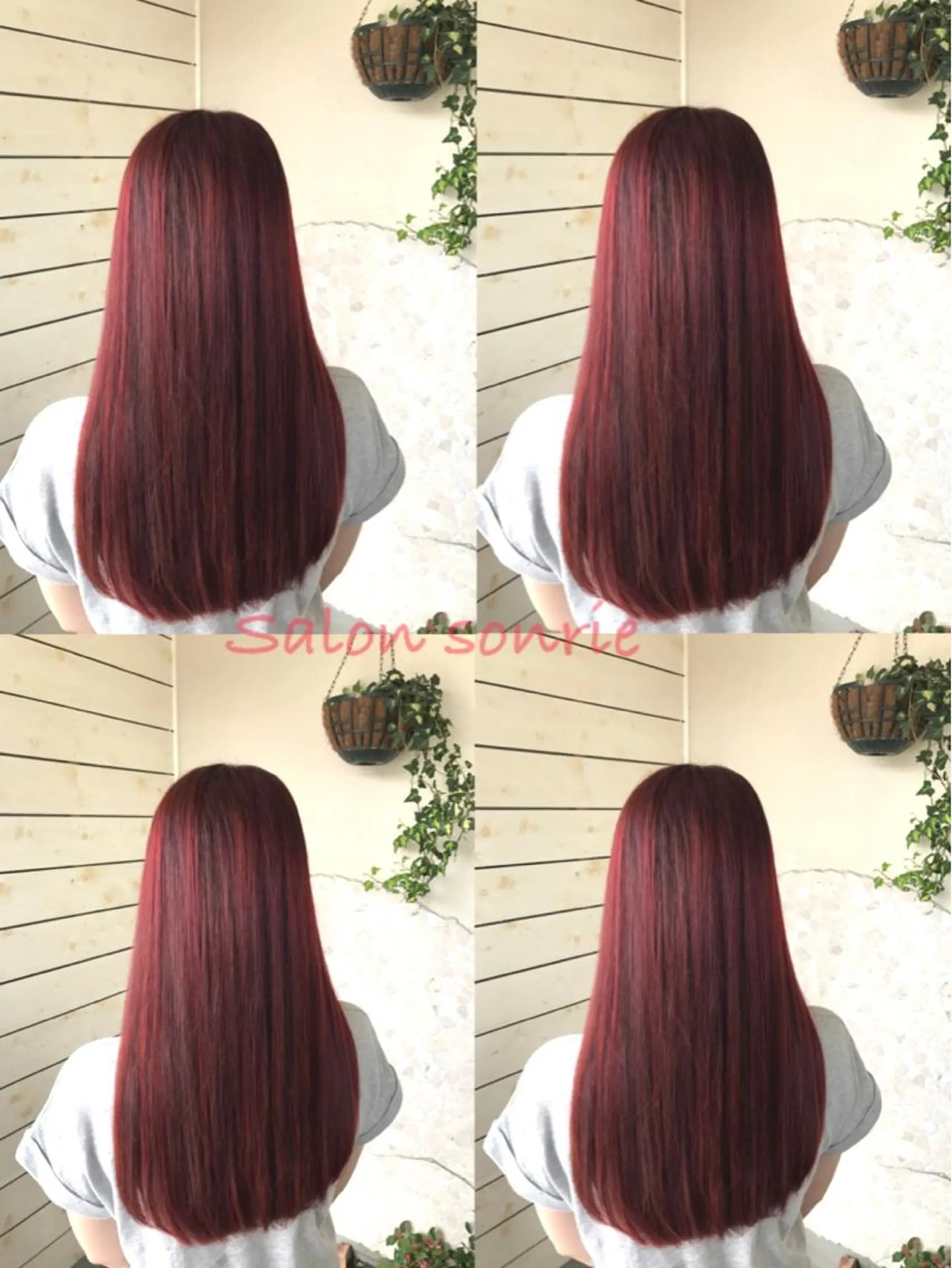 ロング カラー ヘアアレンジ トリートメント 美容室 ソンリエのヘアスタイル