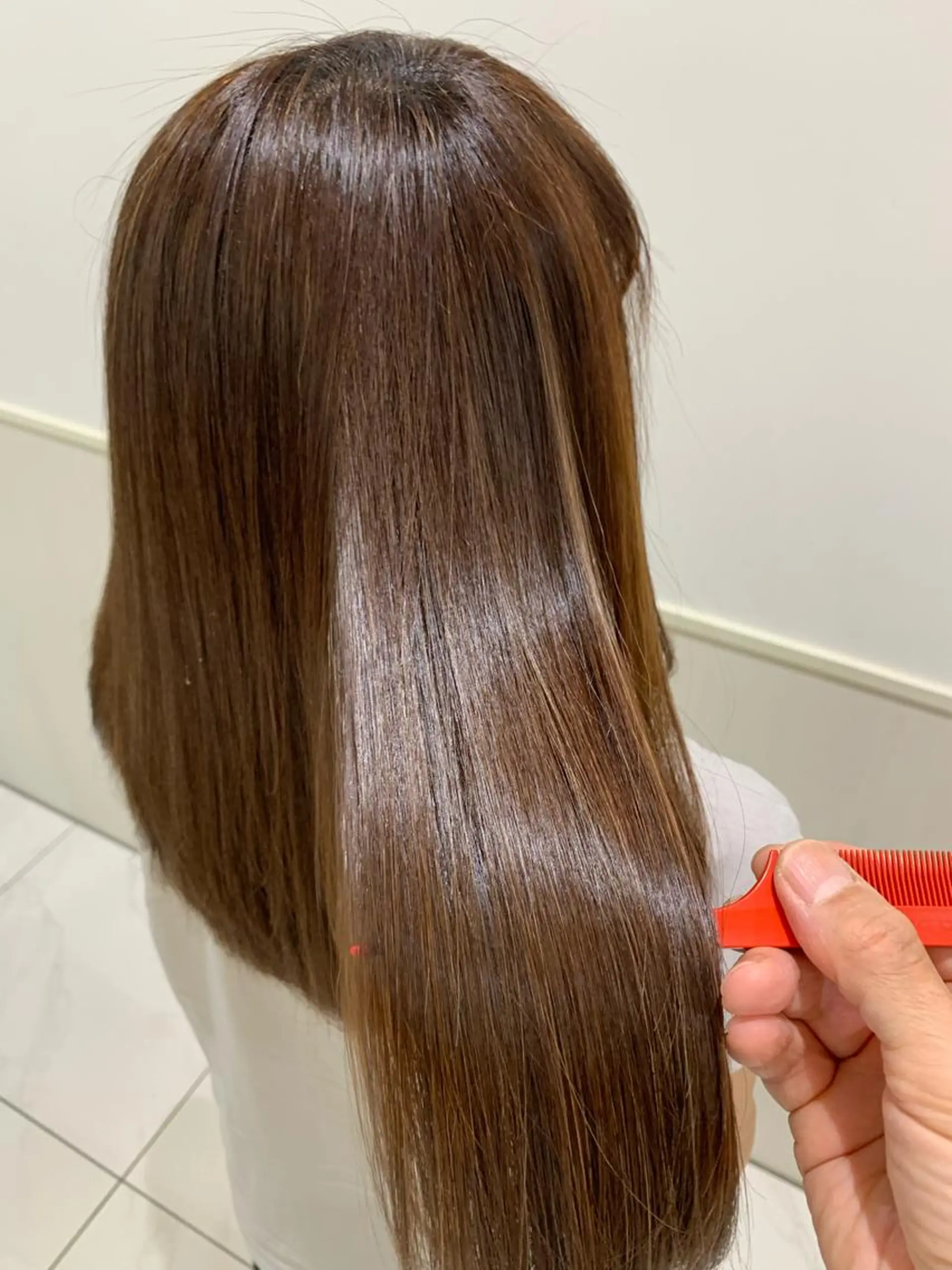 ロング 小田切 栄司のヘアスタイル