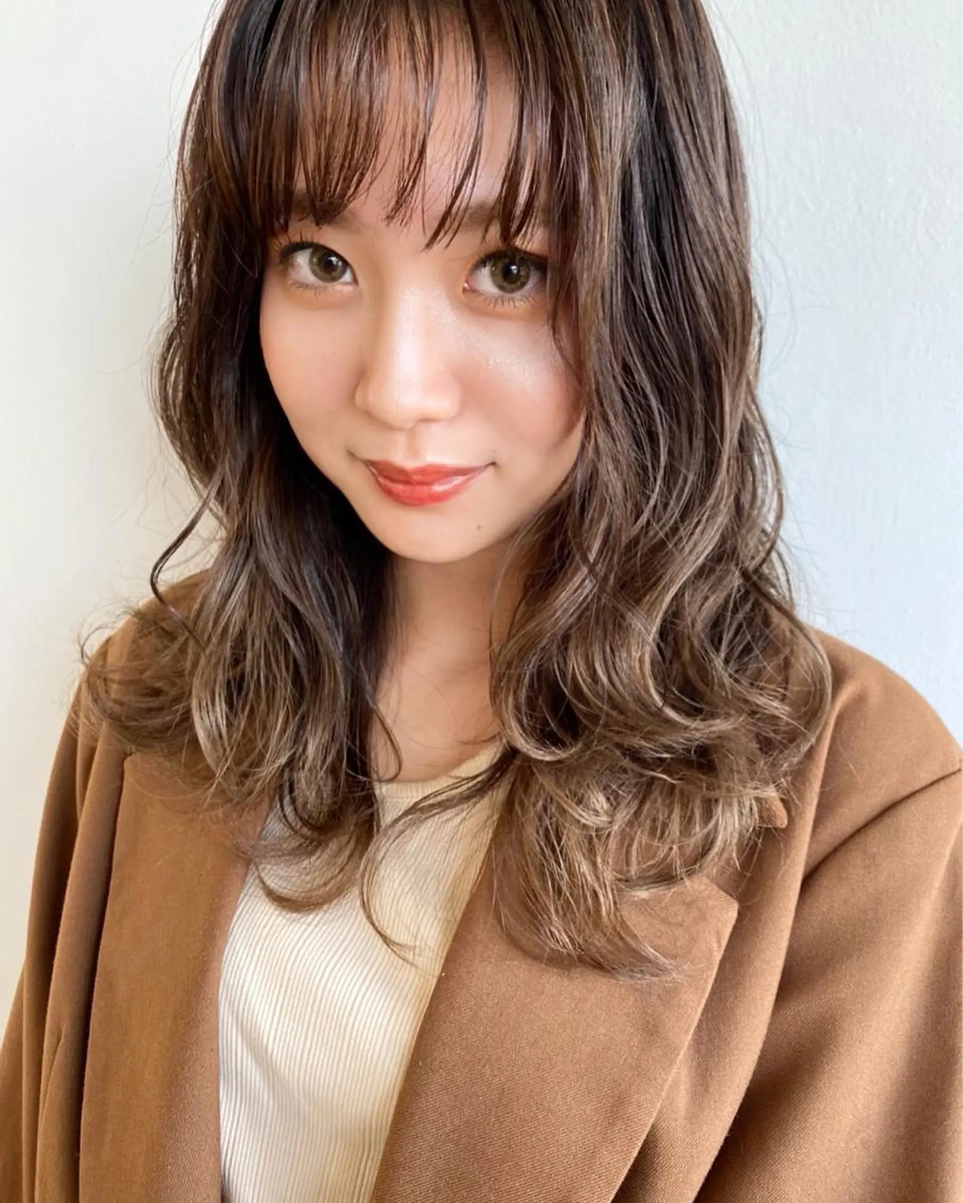 カラー nono/パーマ /顔まわりカット🐈のヘアスタイル