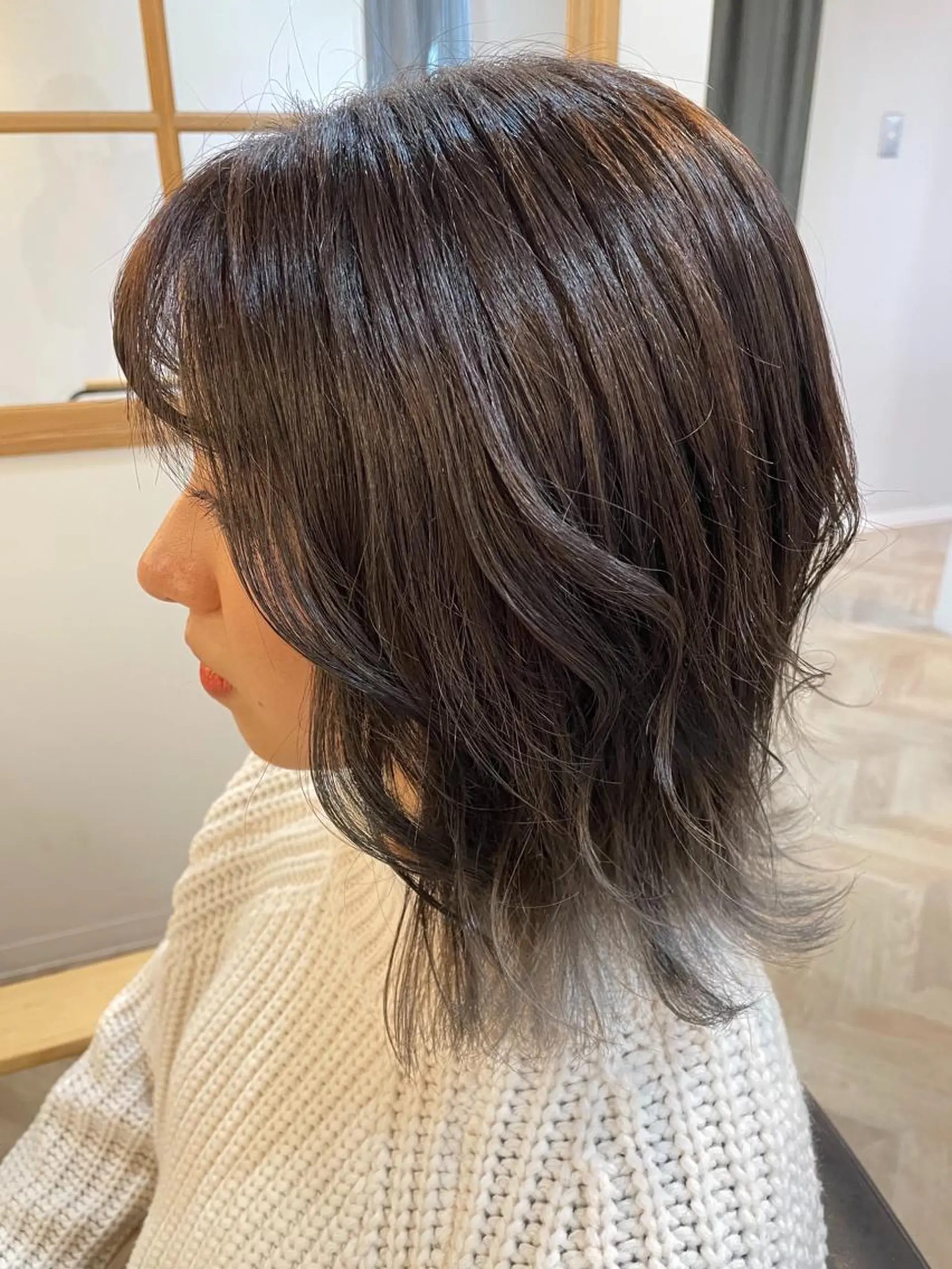 セミロング カラー Matsubara asuka  ☪︎のヘアスタイル