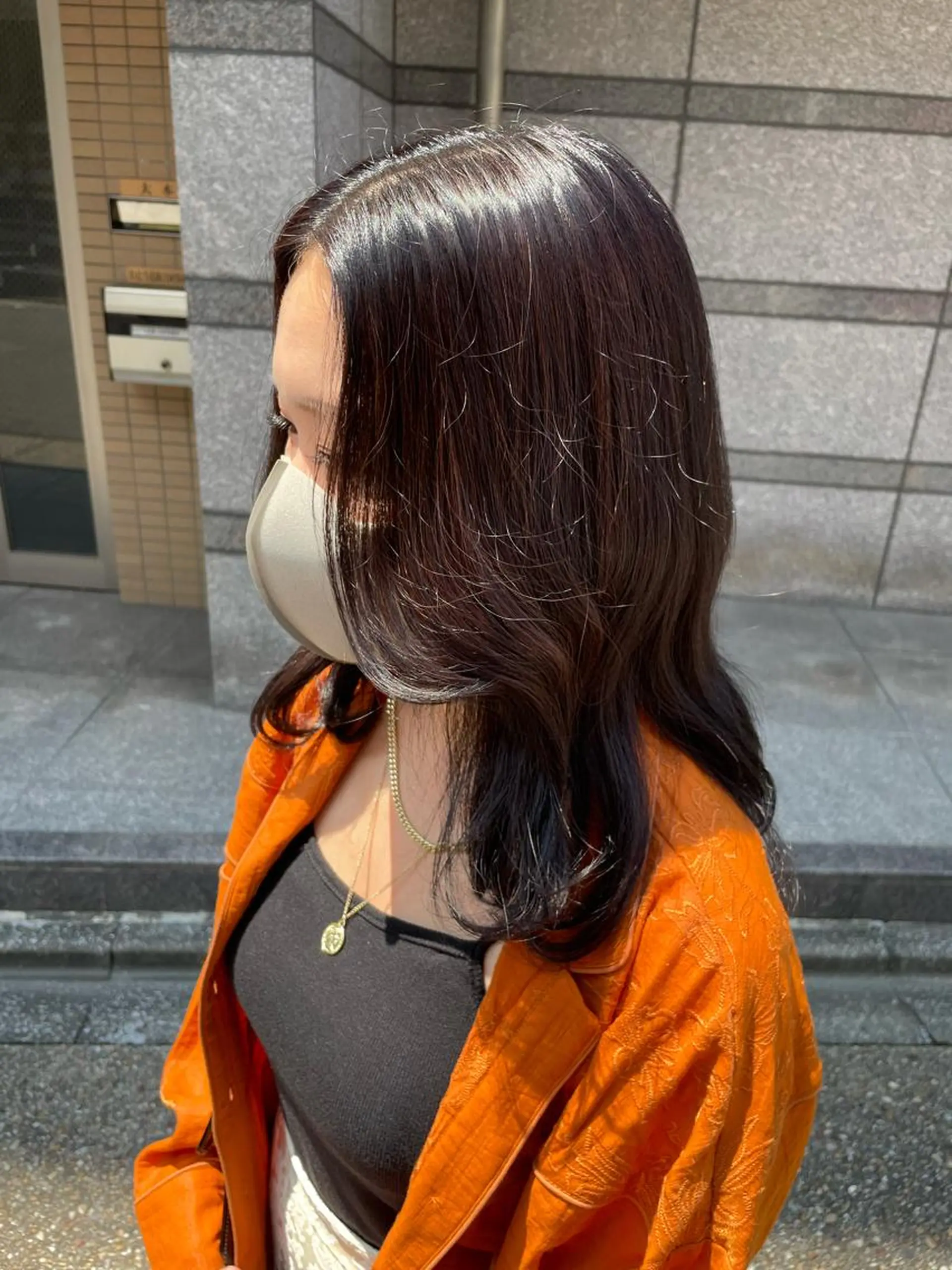 ミディアム カラー ベージュカラー 透明感カラー ラベンダーカラー 高橋 みく/ minim 暖色のヘアスタイル