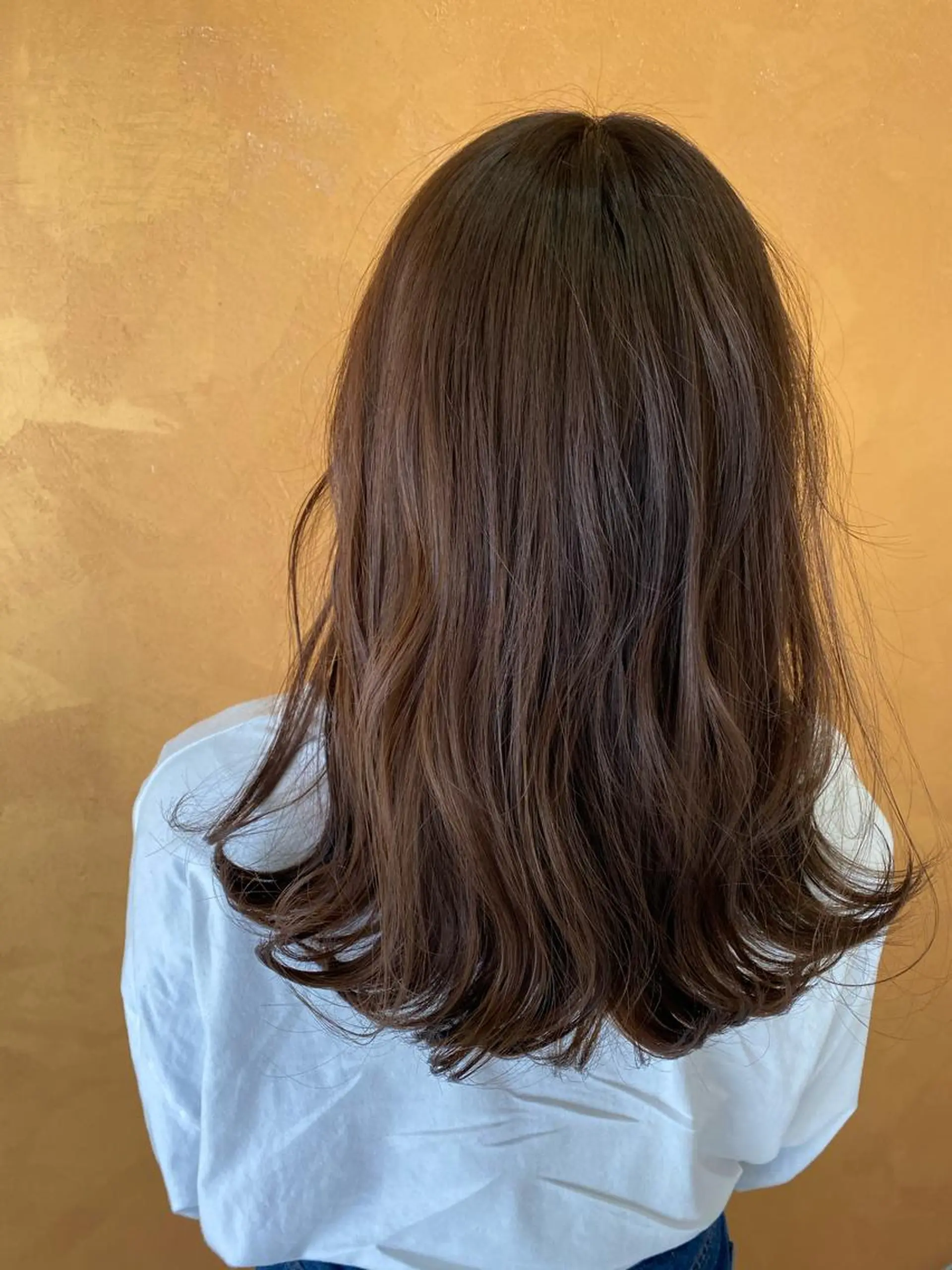 ロング ヘアカラー トリートメント 山口 明日花のヘアスタイル