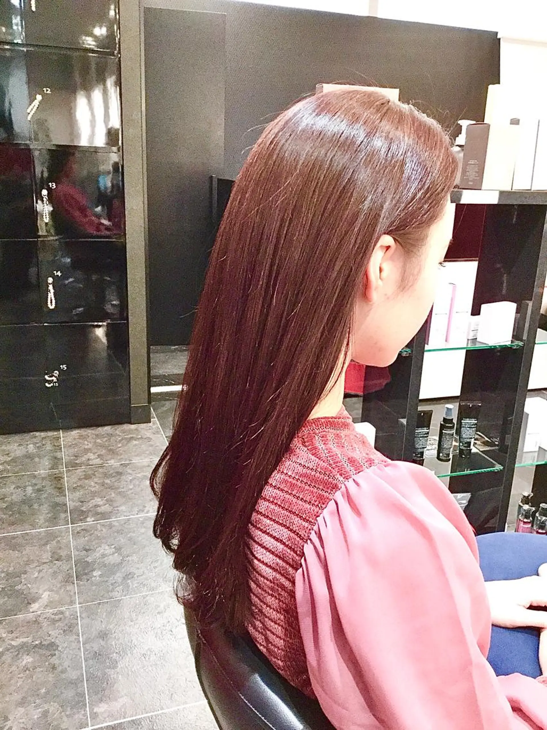 ロング カラー Annon プライベートサロンのヘアスタイル