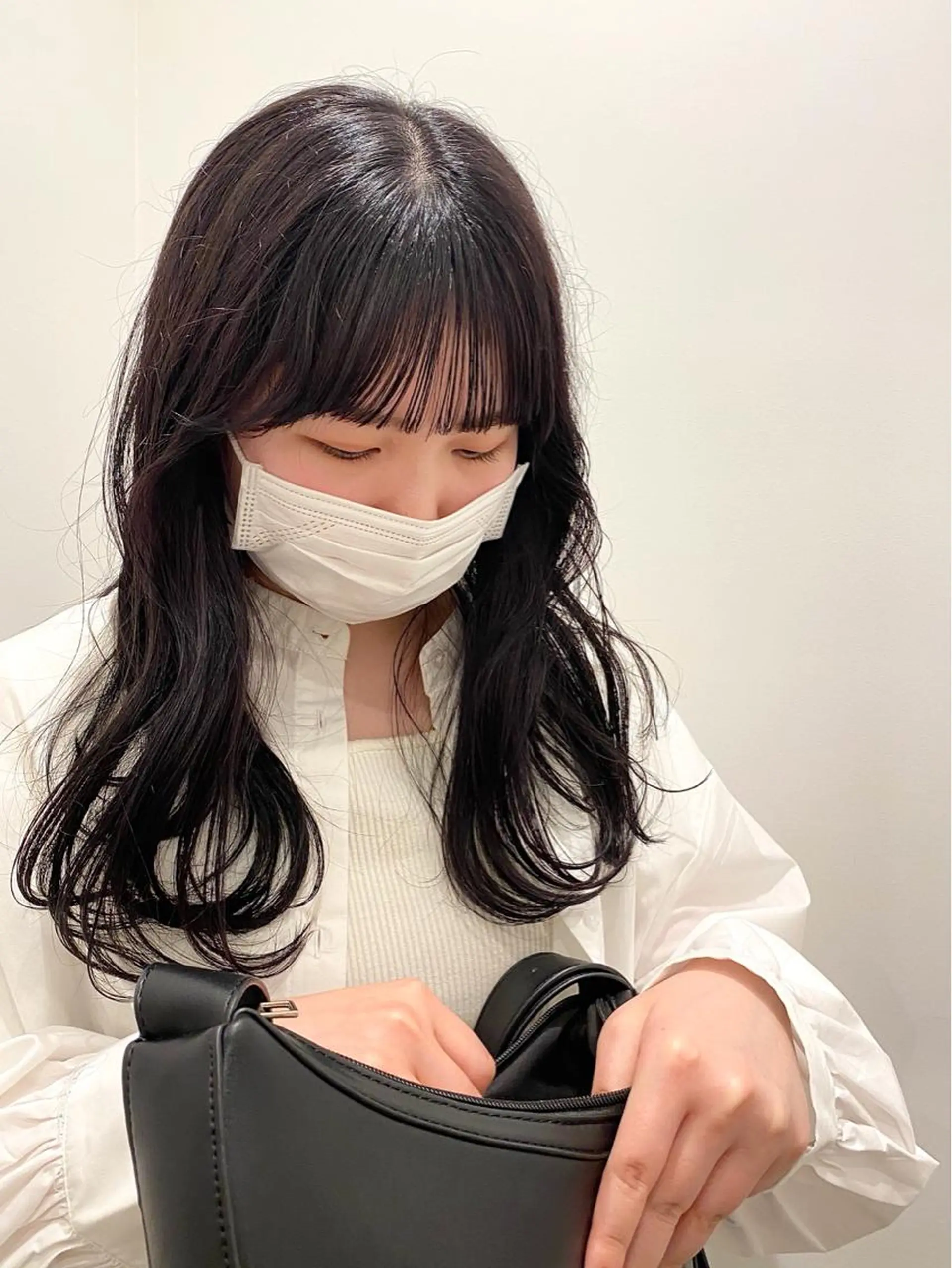 カラー レイヤーカット/長岡 グレージュ/マユ🎀のヘアスタイル