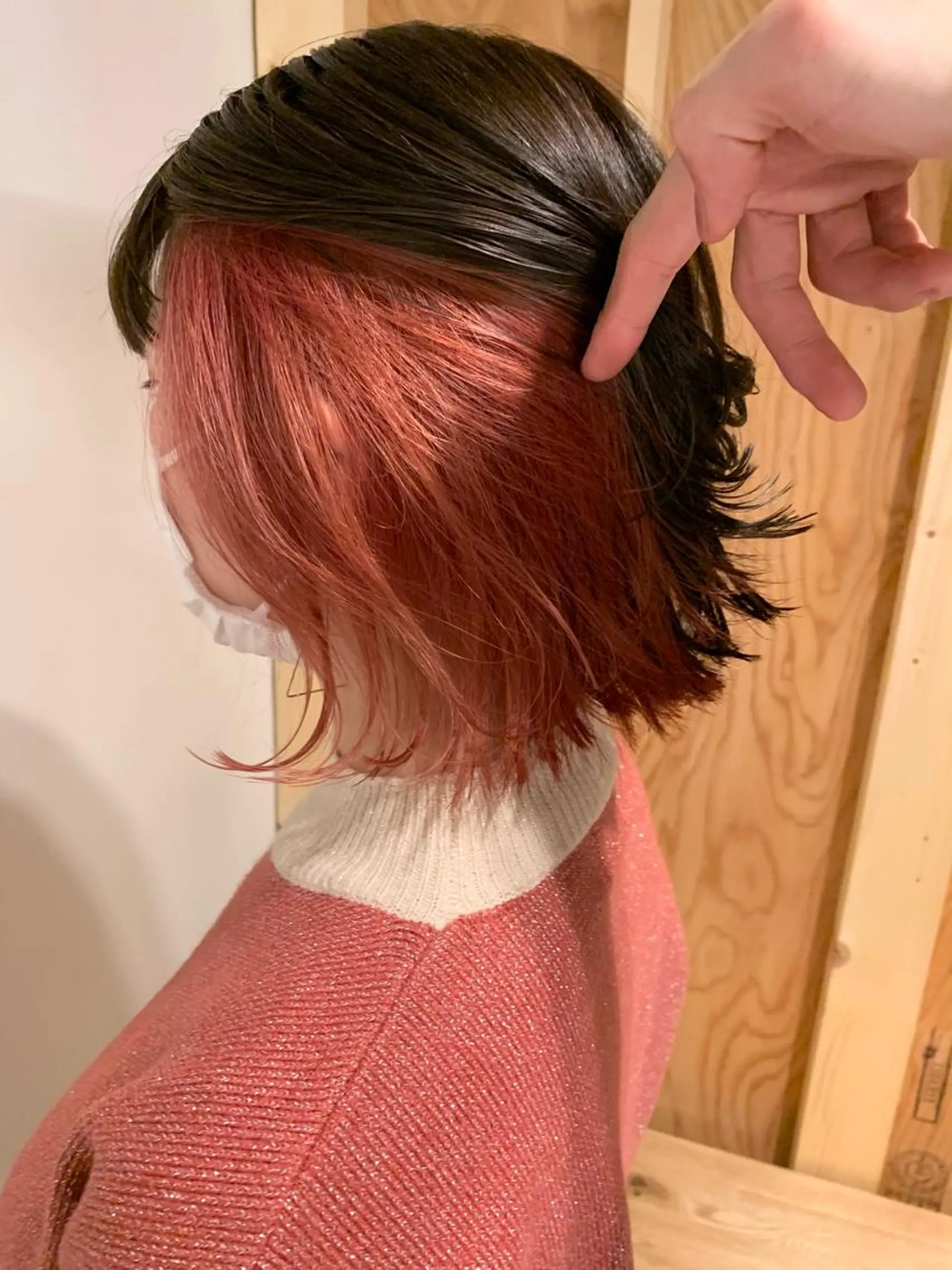 ショート カラー インナーカラー ピンクカラー tension 【テンション】のヘアスタイル