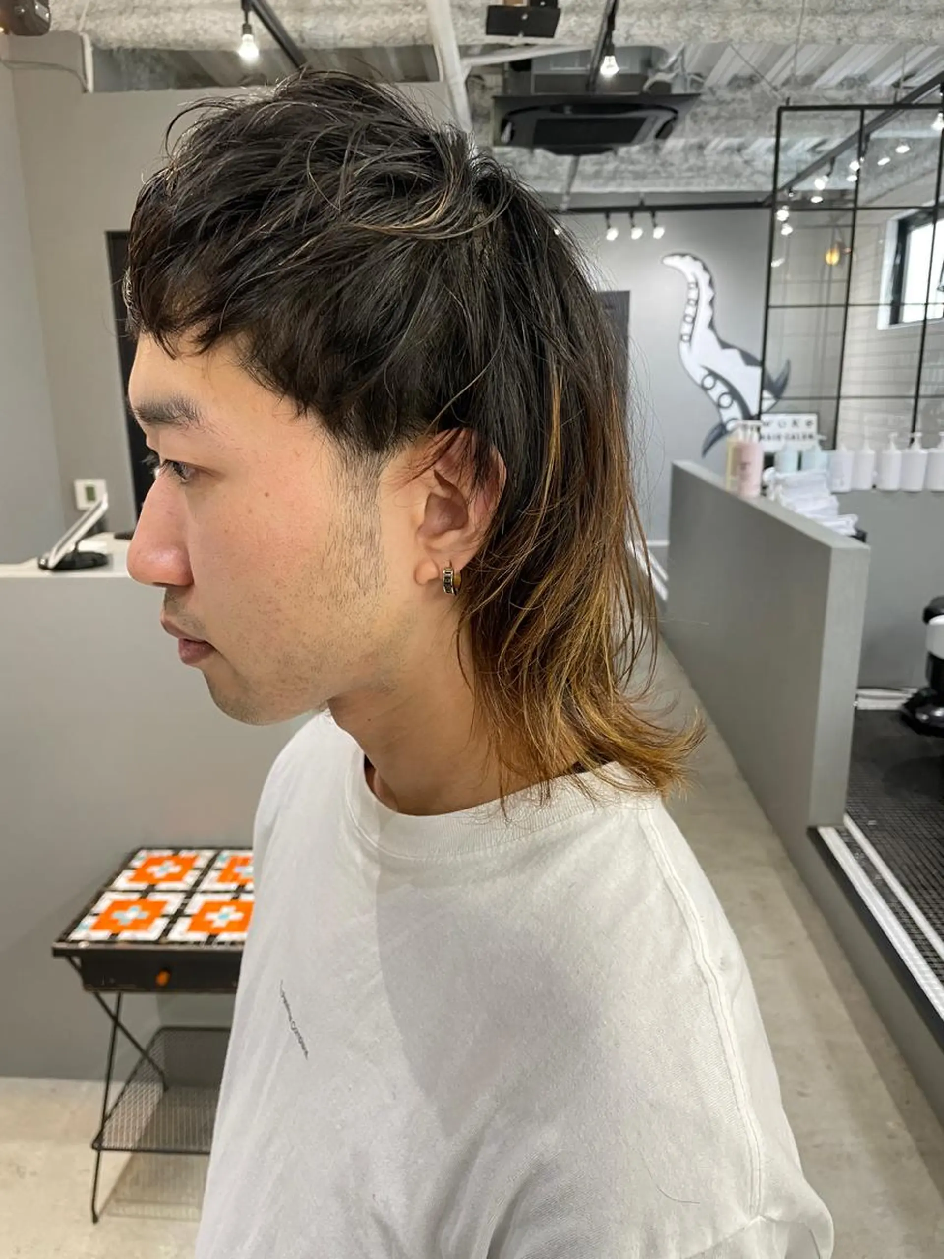 ミディアム メンズ メンズ専門サロン wokeのヘアスタイル