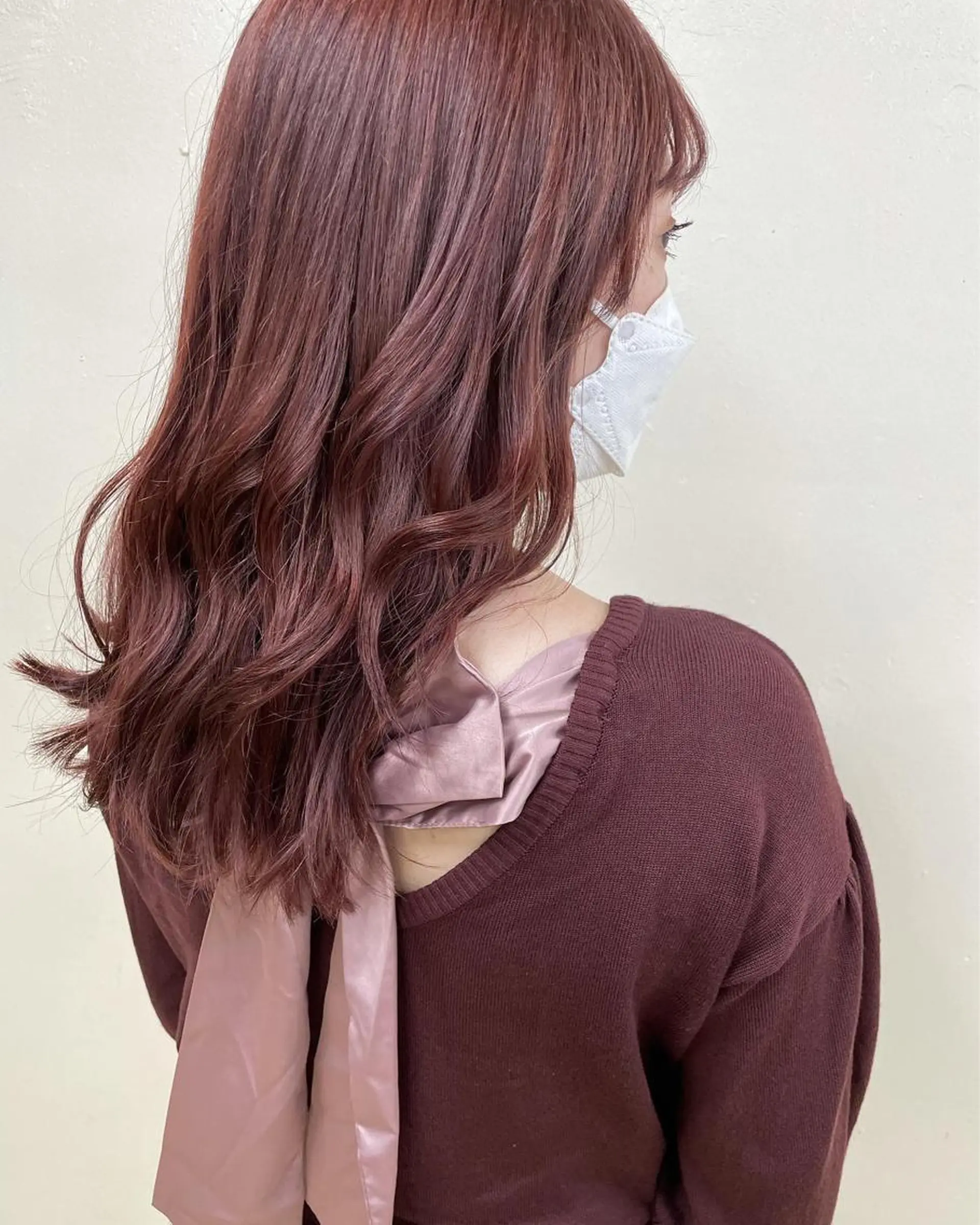 ミディアム カラー ベージュカラー ピンクカラー ピンクベージュ 🤍ベージュ×艶髪 🤍Ryuta🤍のヘアスタイル