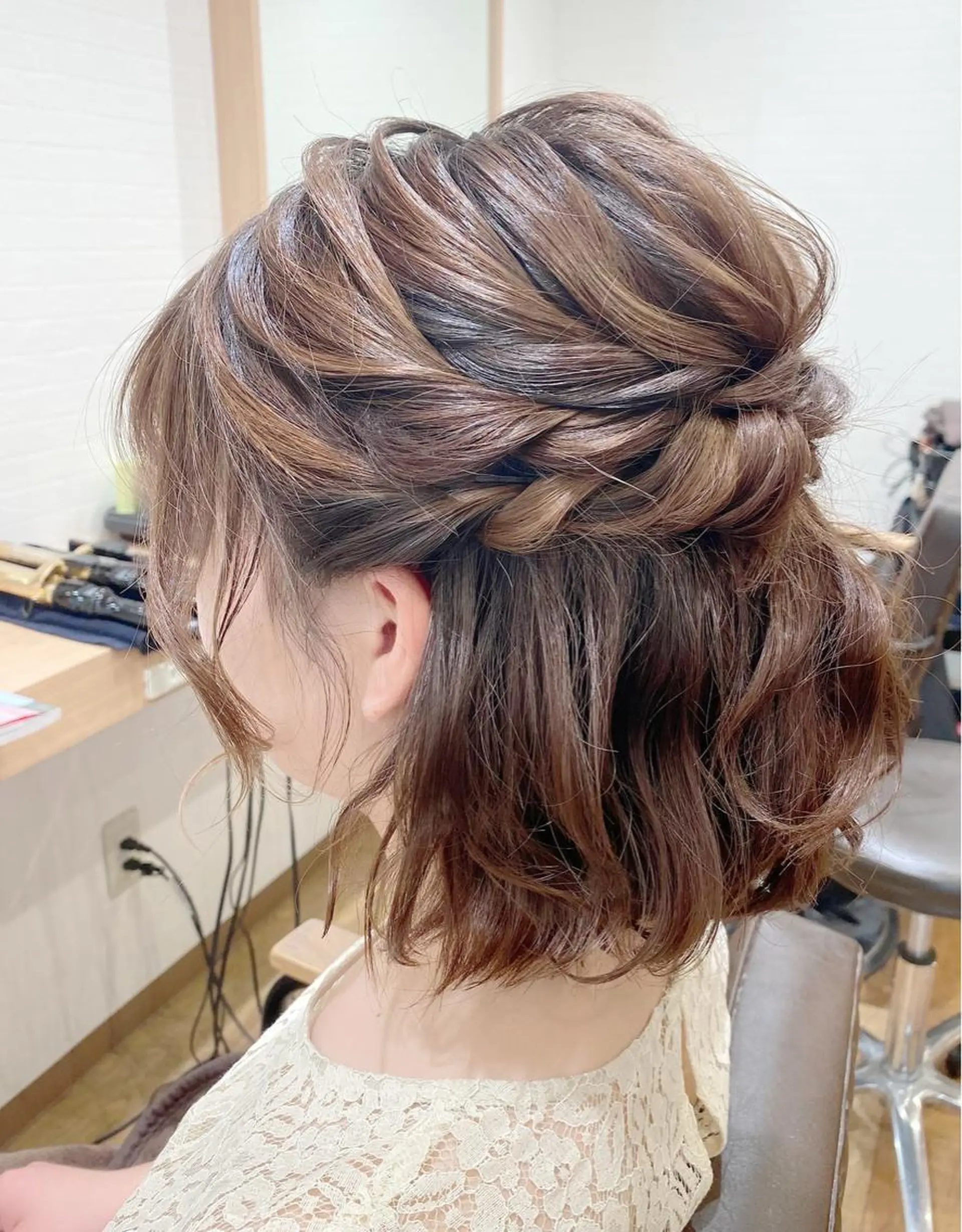 ヘアアレンジ ハーフアップ ヘアセット GRANLUSSO 〜グランルッソ駅前店所属・木口 嘉美のヘアスタイル