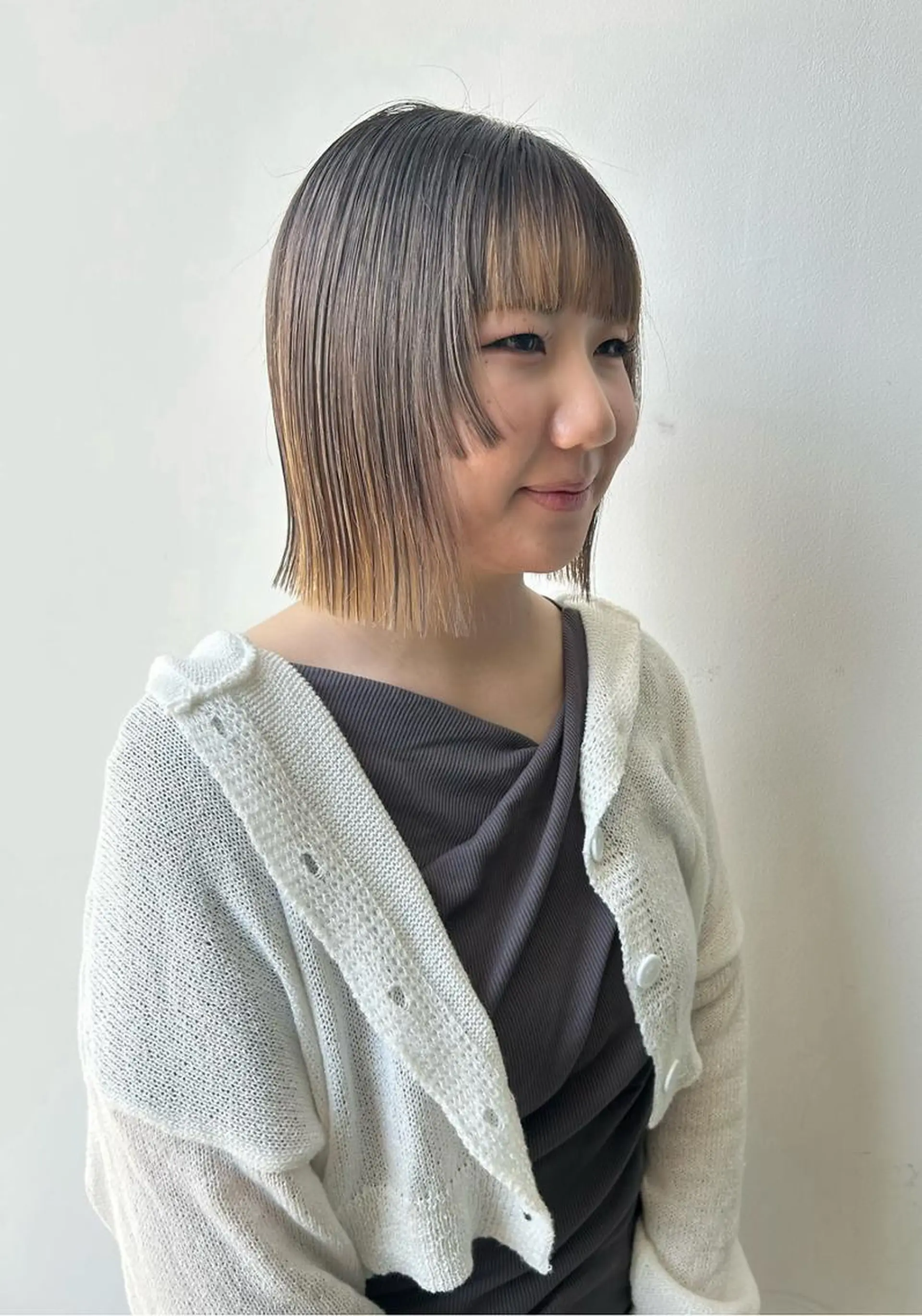 ショート カット ヘアカラー 勝野夏希/ハイトーン /ボブ/松本のヘアスタイル