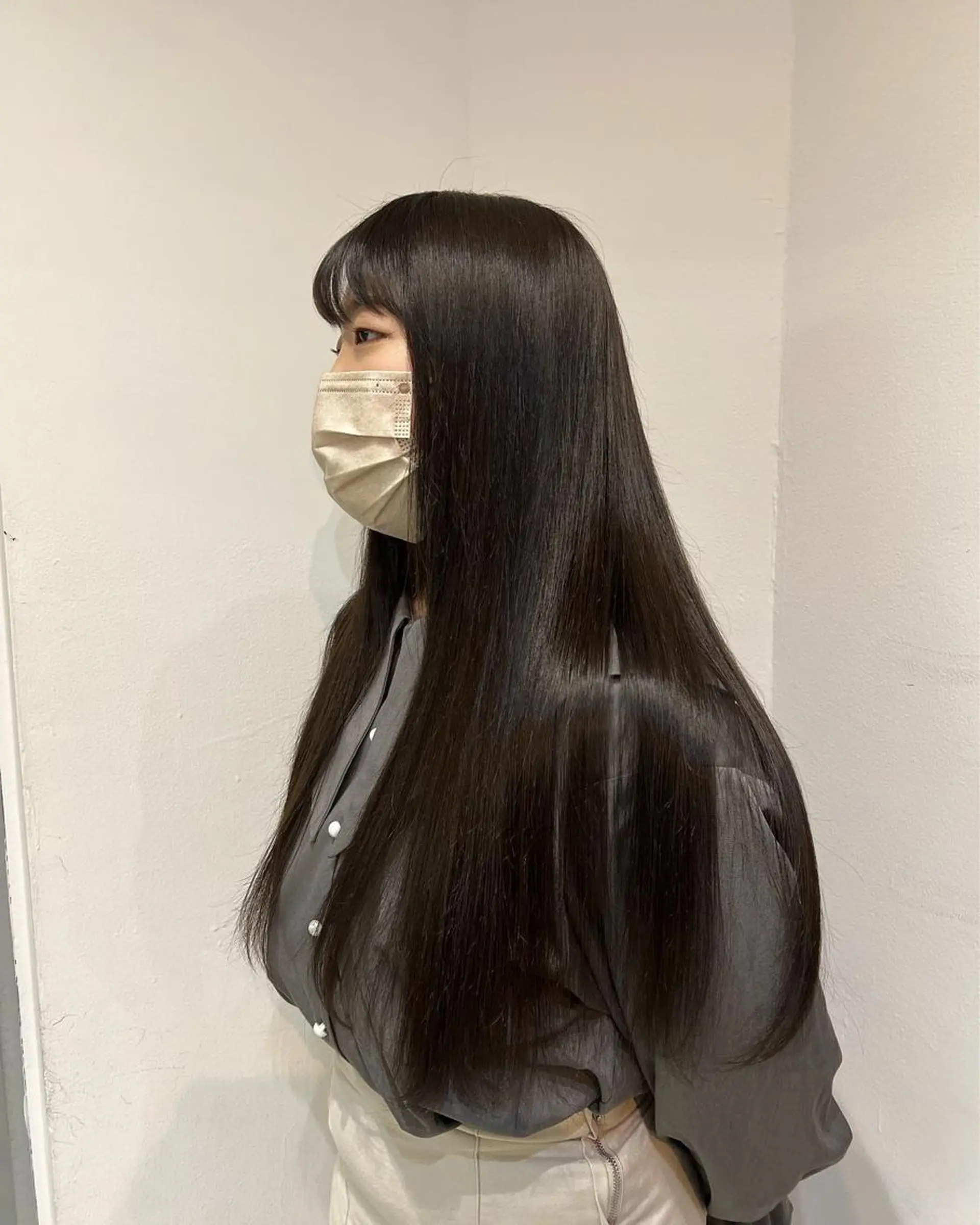 ロング カラー 韓国ヘア 🎀華澄のヘアスタイル