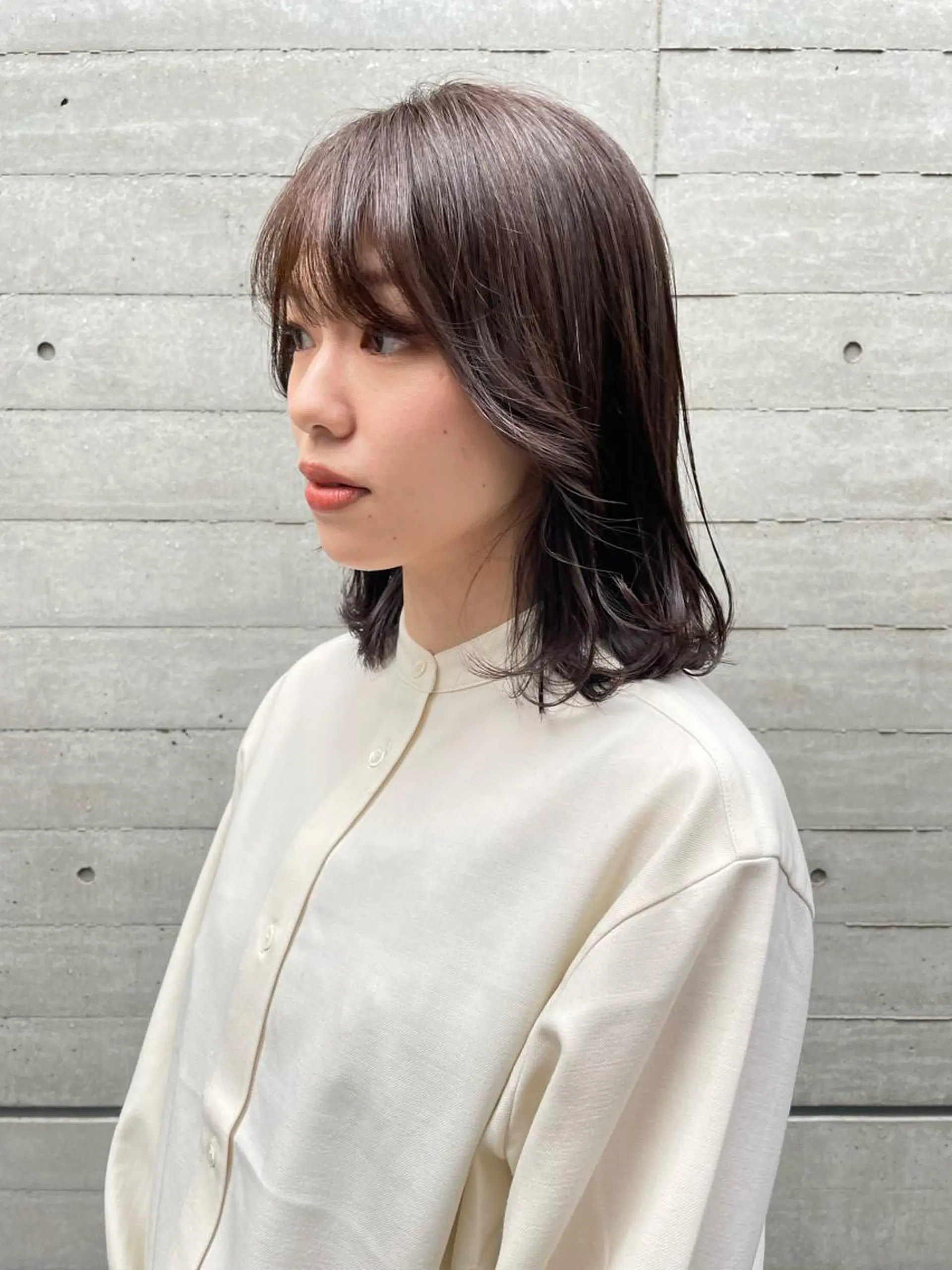 ミディアム カラー ツヤ美髪💐 髪質改善/高山愛来のヘアスタイル