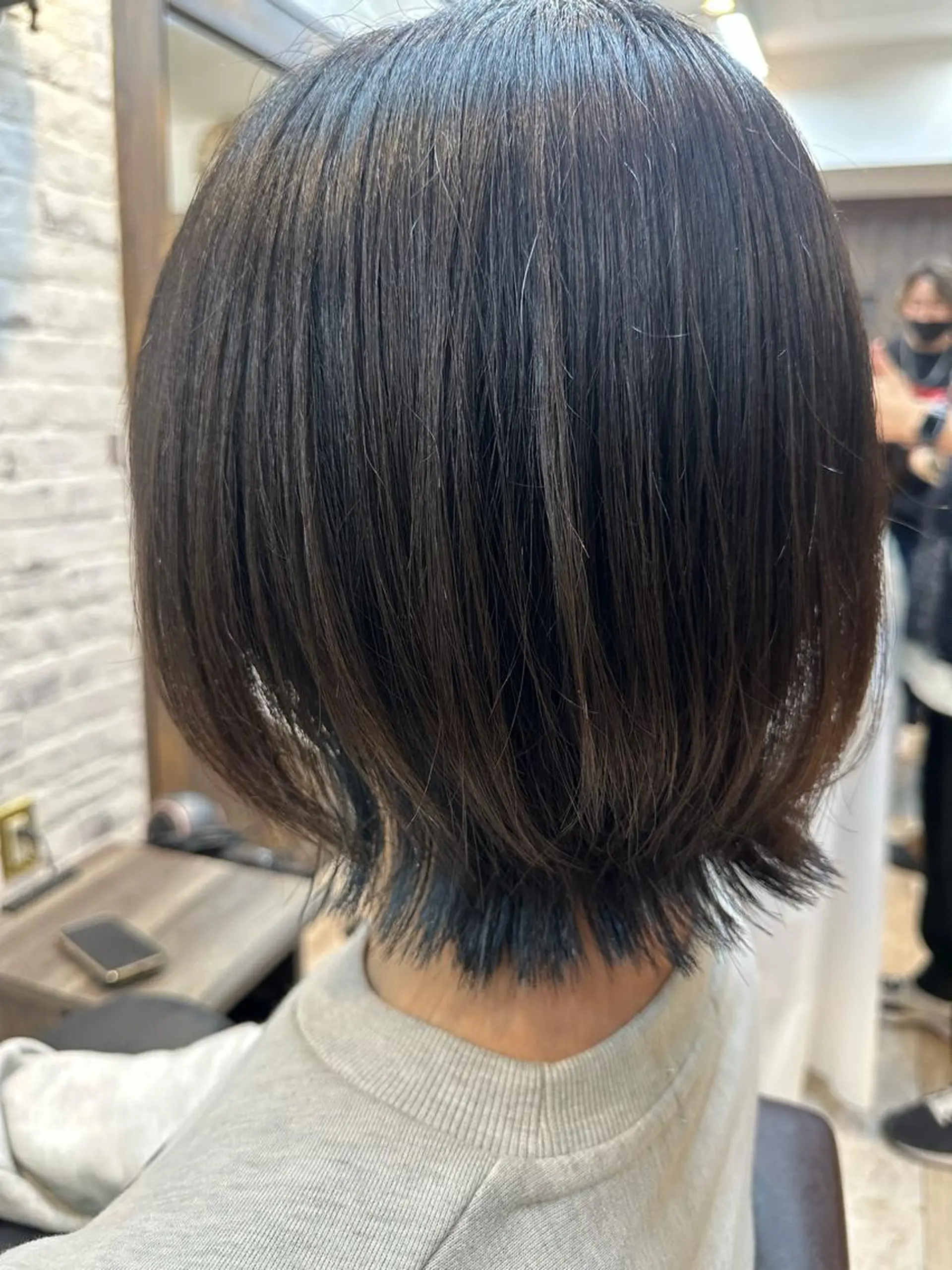 ショート ボブレイヤー ボブ レイヤーカット カット ヘアカラー トリートメント ratie所属・池内 章人のヘアスタイル