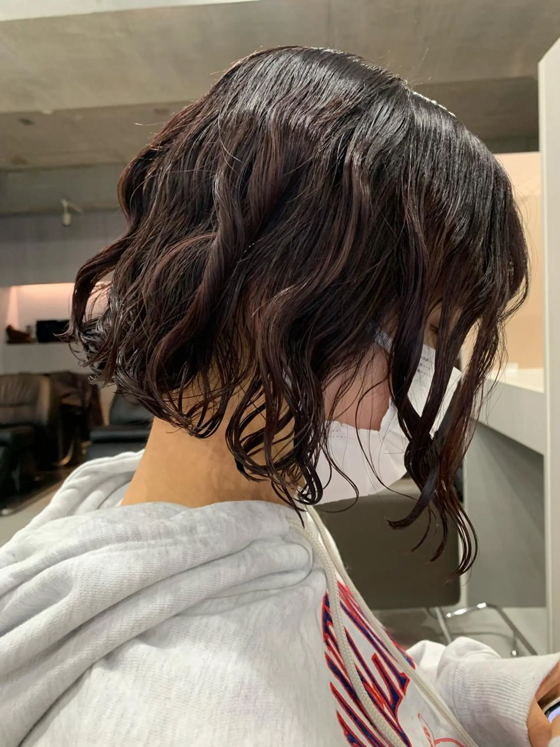 パーマ ボブパーマコテ巻き風 パーマNo1深江秀平のヘアスタイル