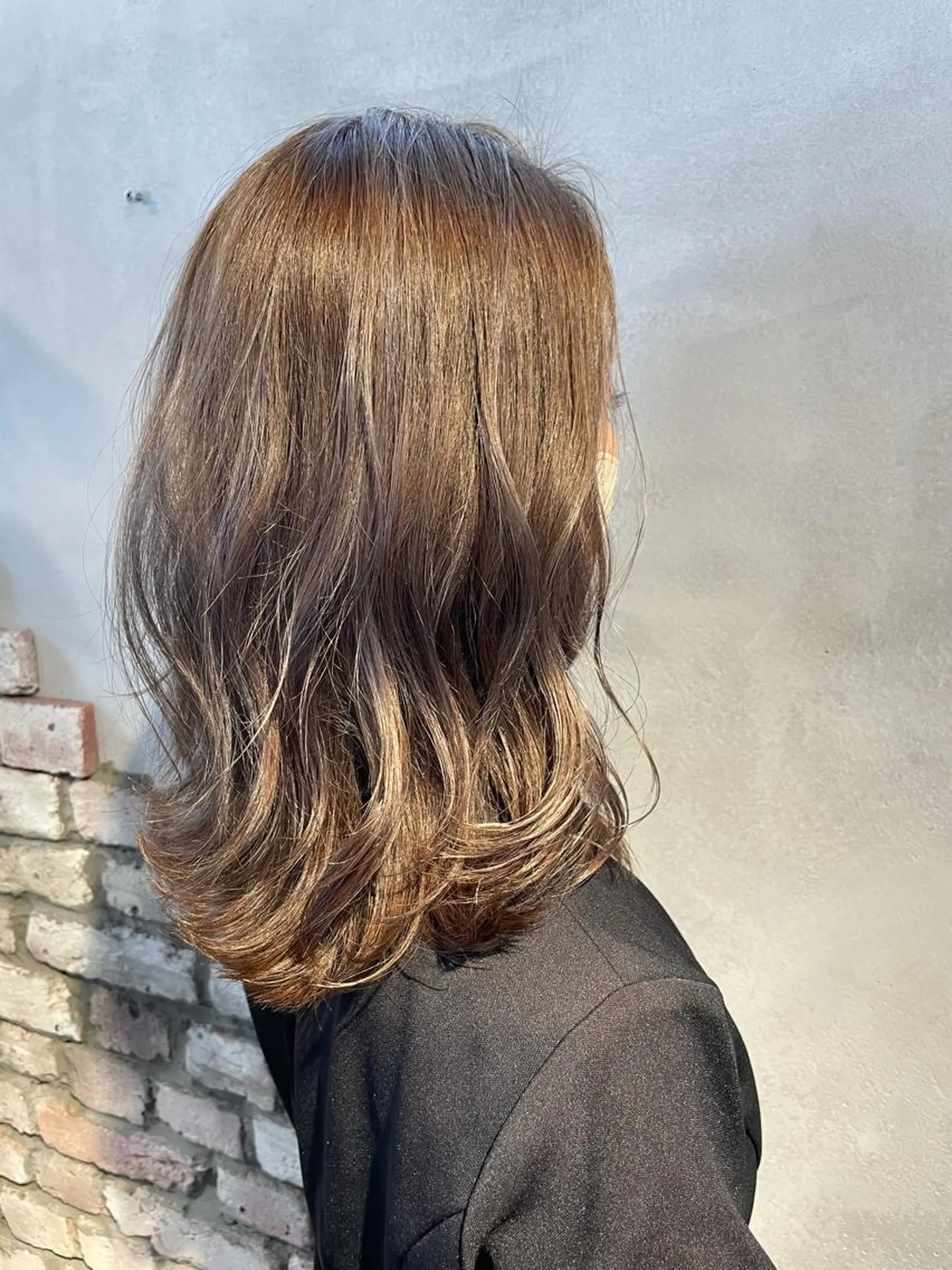 セミロング カット ヘアカラー トリートメント 🌿大人かわいいヘア 🌿Ayahaのヘアスタイル