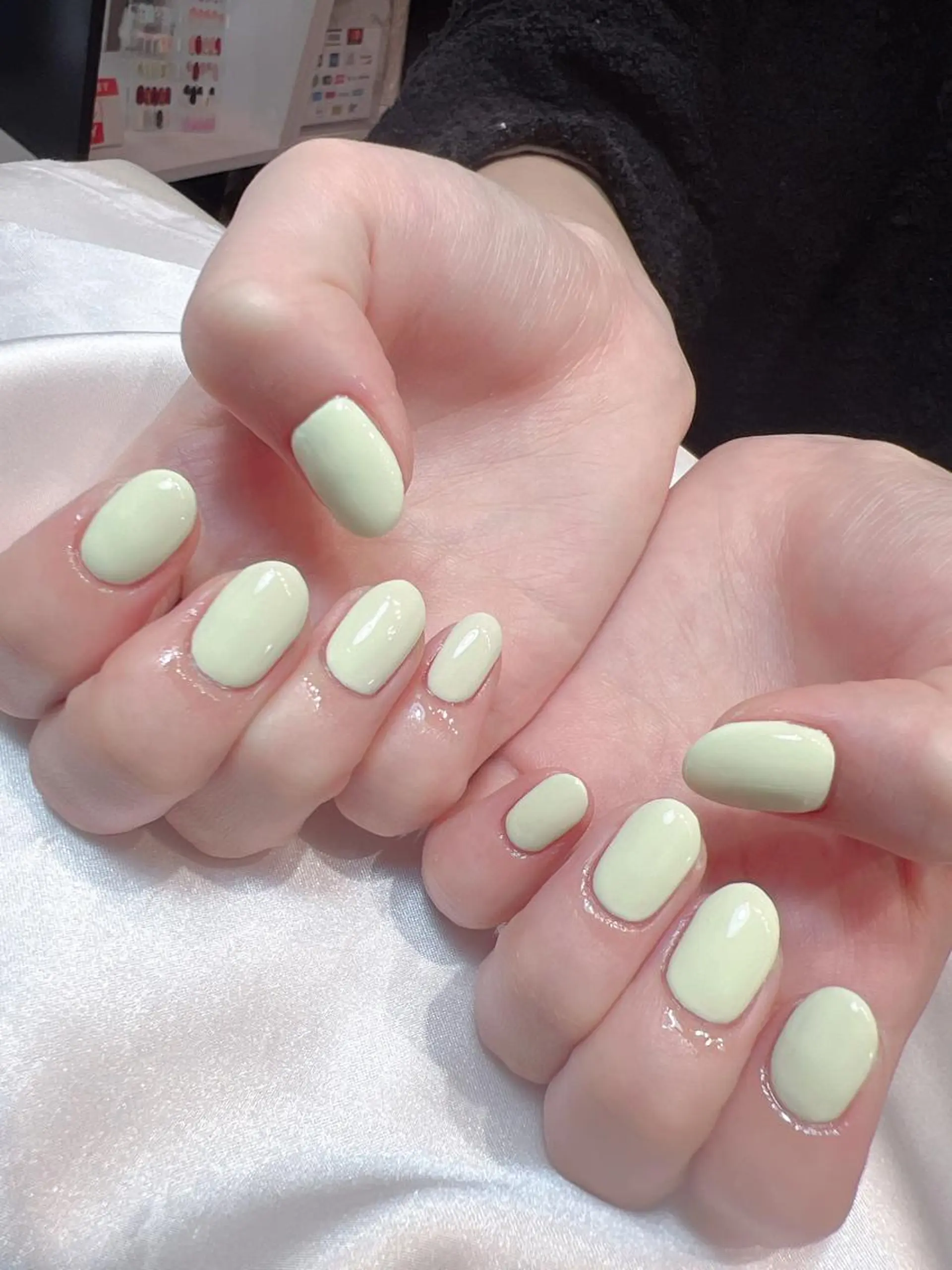 ネイル ワンカラーネイル シンプルネイル bijou nails所属・bijou nails　蓮のネイルデザイン