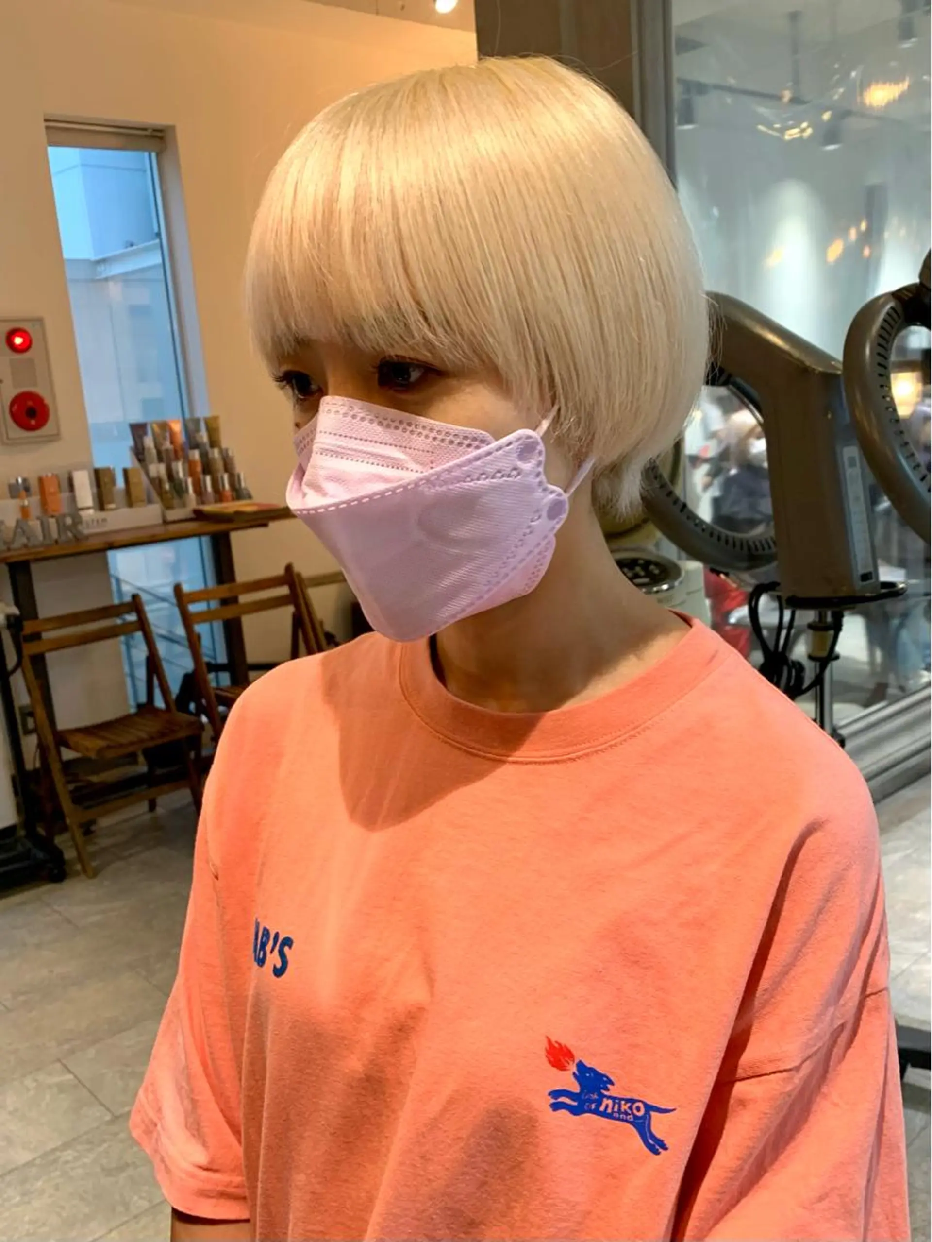 ロング カラー ヘアアレンジ ヘアカラー トリートメント ヘアセット ハイトーン/美髪矯正 🍃大江拓実のヘアスタイル