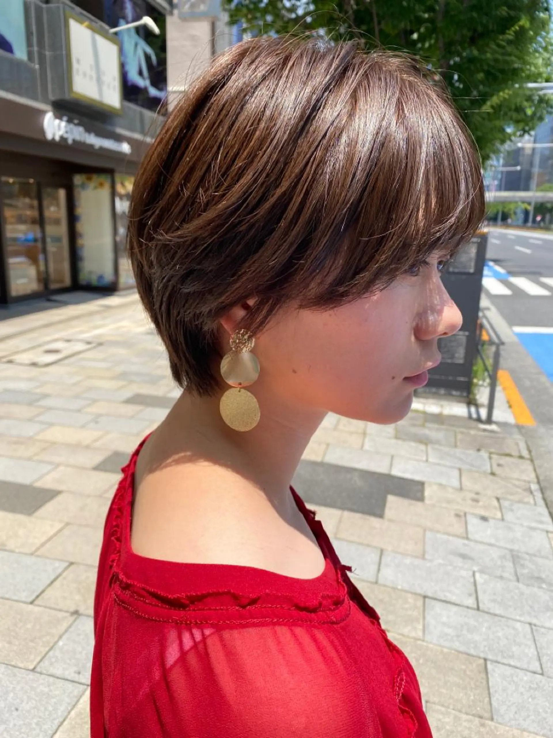 ショート カラー ヘアアレンジ 【代表】 たき〜のヘアスタイル