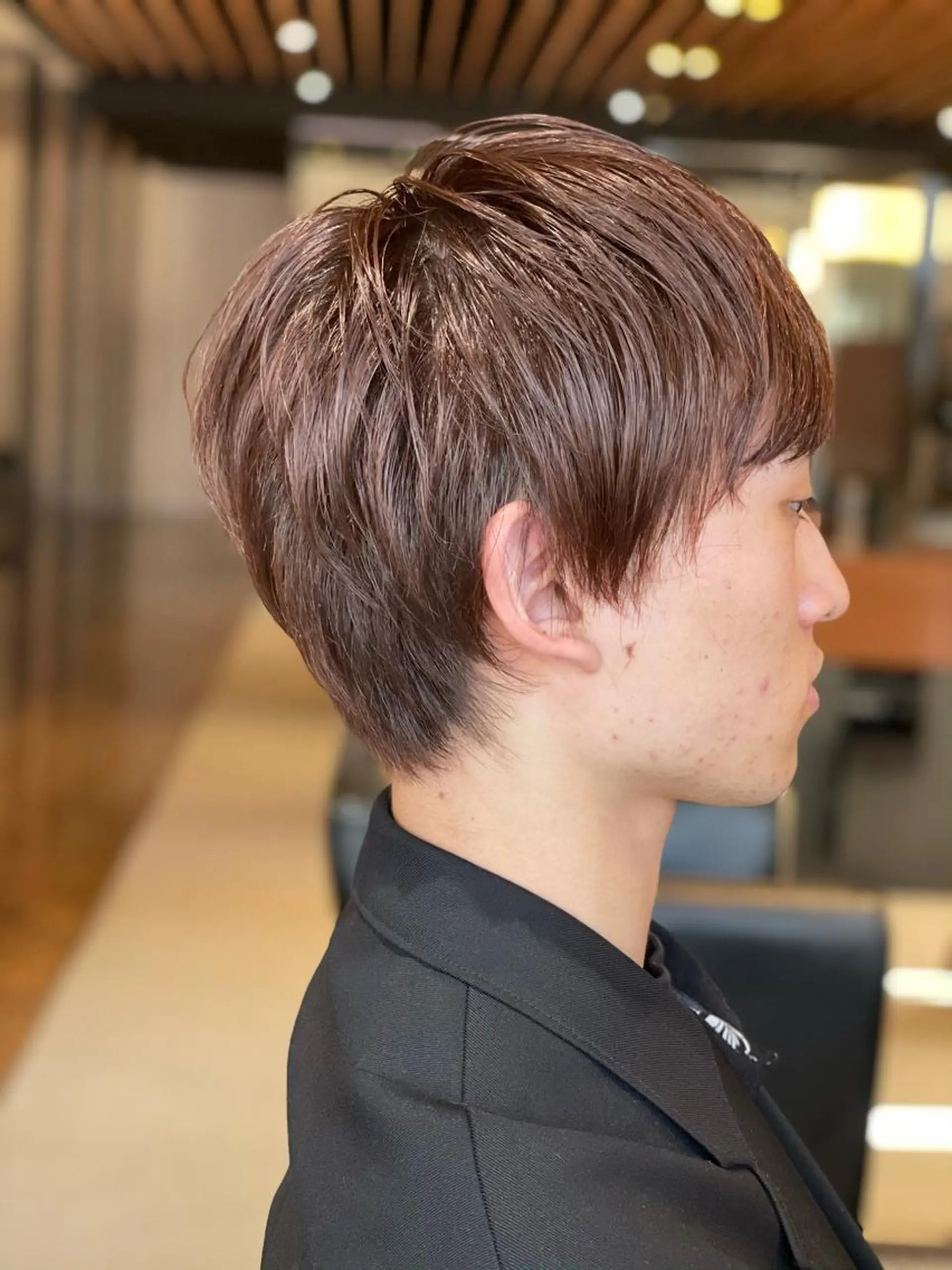 メンズ ショート・ボブ 中村俊哉のヘアスタイル