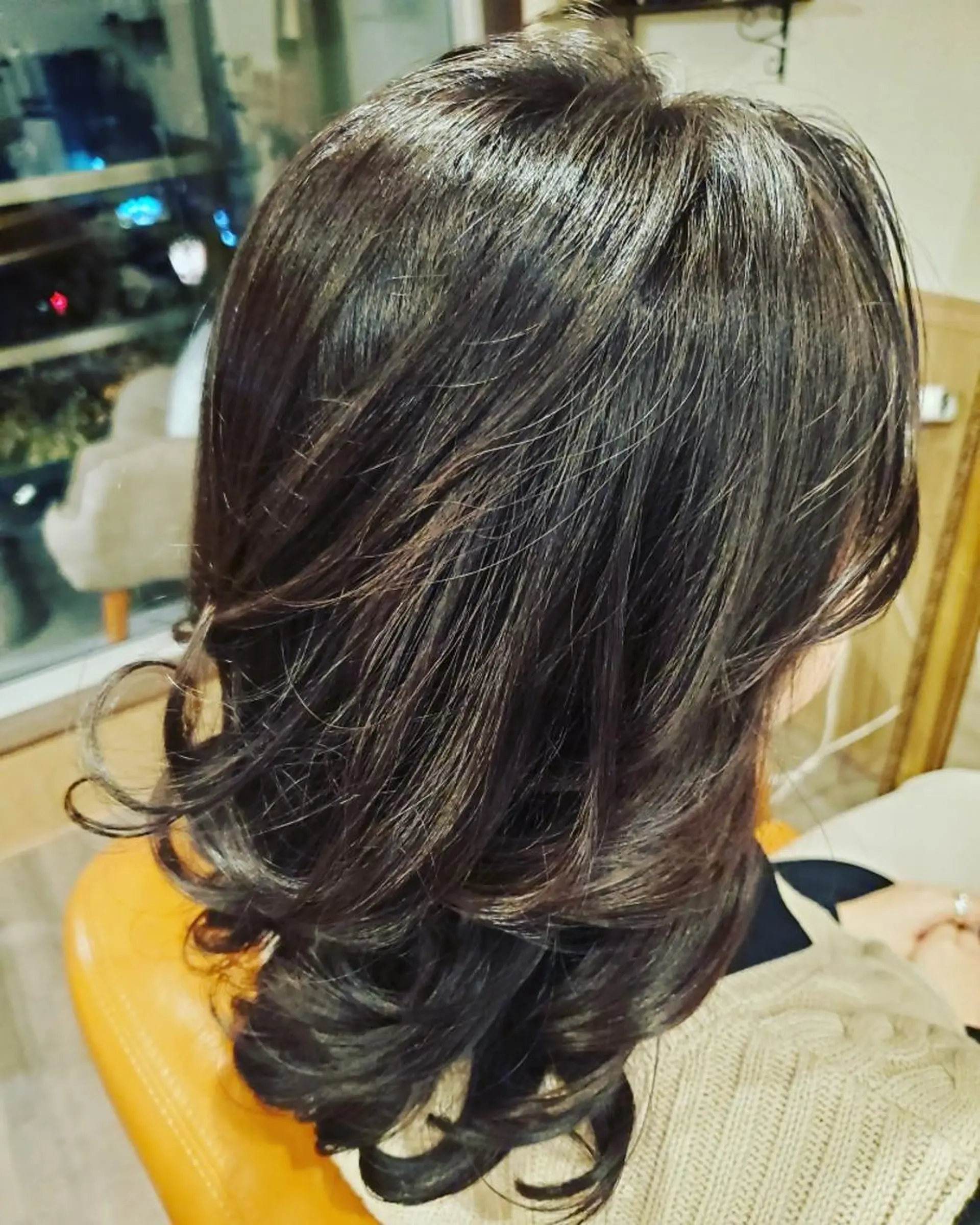 セミロング カラー アディクシーカラー 外国人風カラー トリートメント カット ヘアカラー トリートメント spa hair ark 富井直美のヘアスタイル