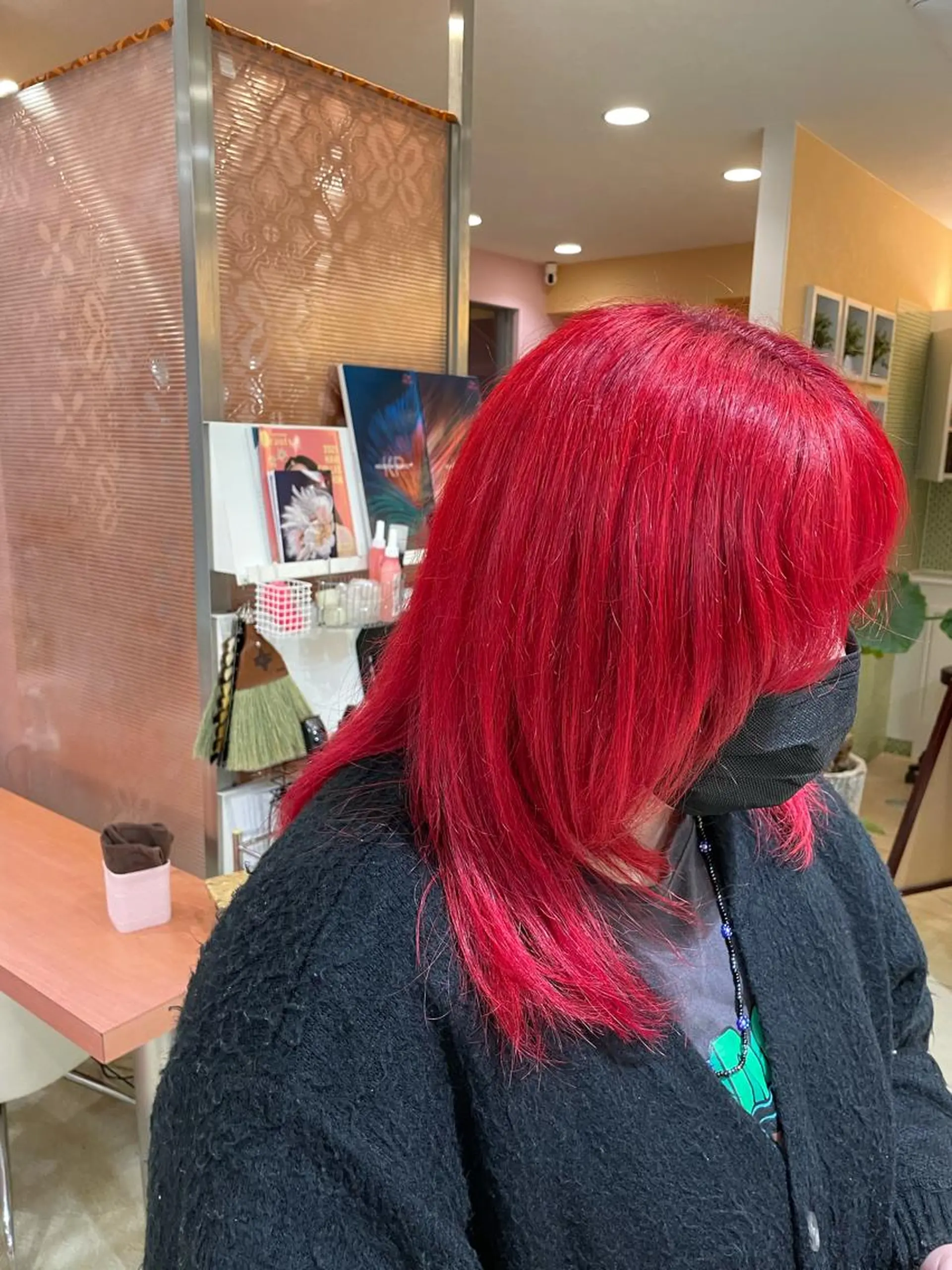 カラー ブリーチ レッドカラー 【史上最高】口コミ No.1/ナツキのヘアスタイル