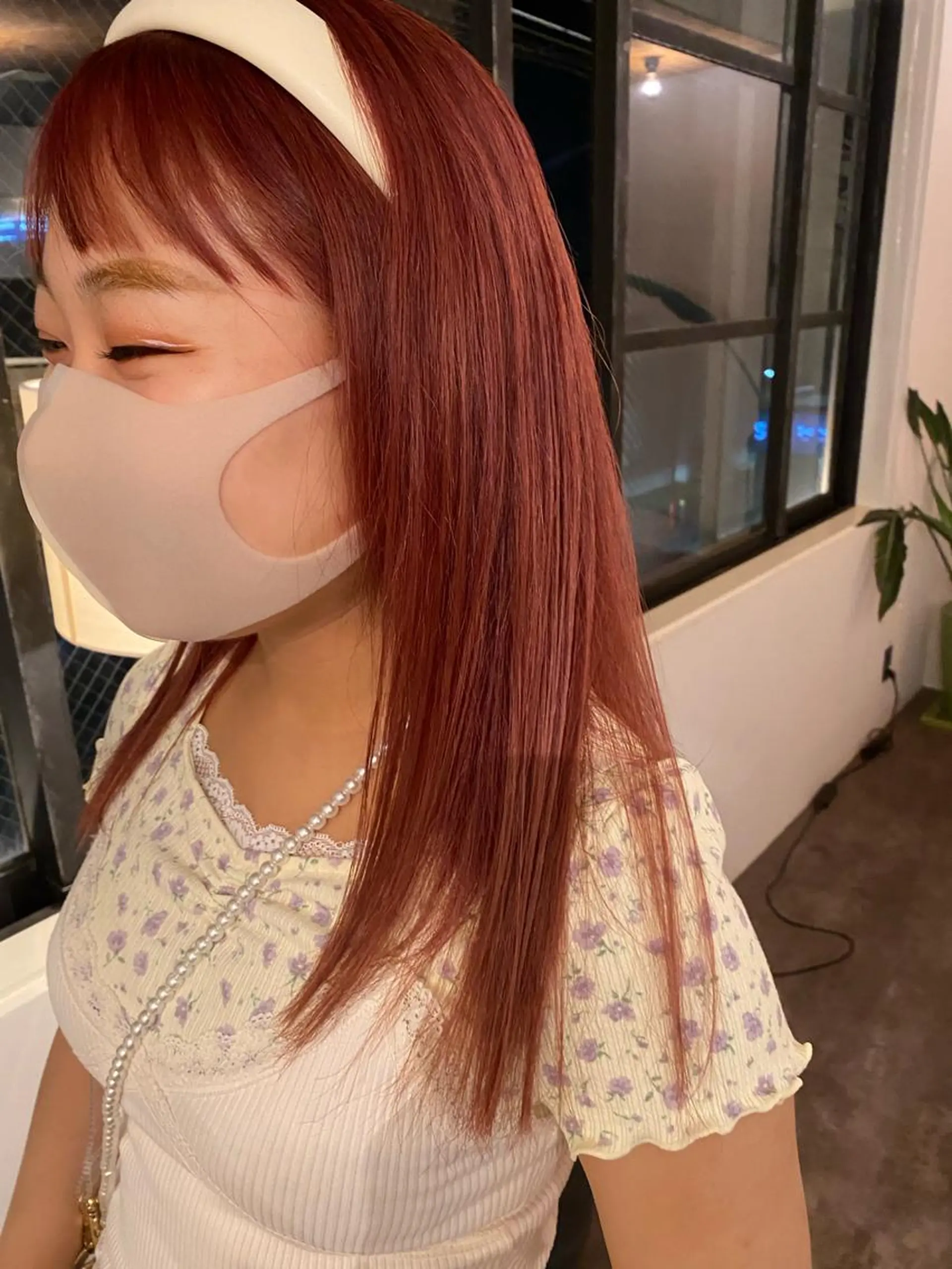 ロング カラー ブリーチ pepin by merci所属・ari/ヘアセット レイヤーカット✂︎のヘアスタイル