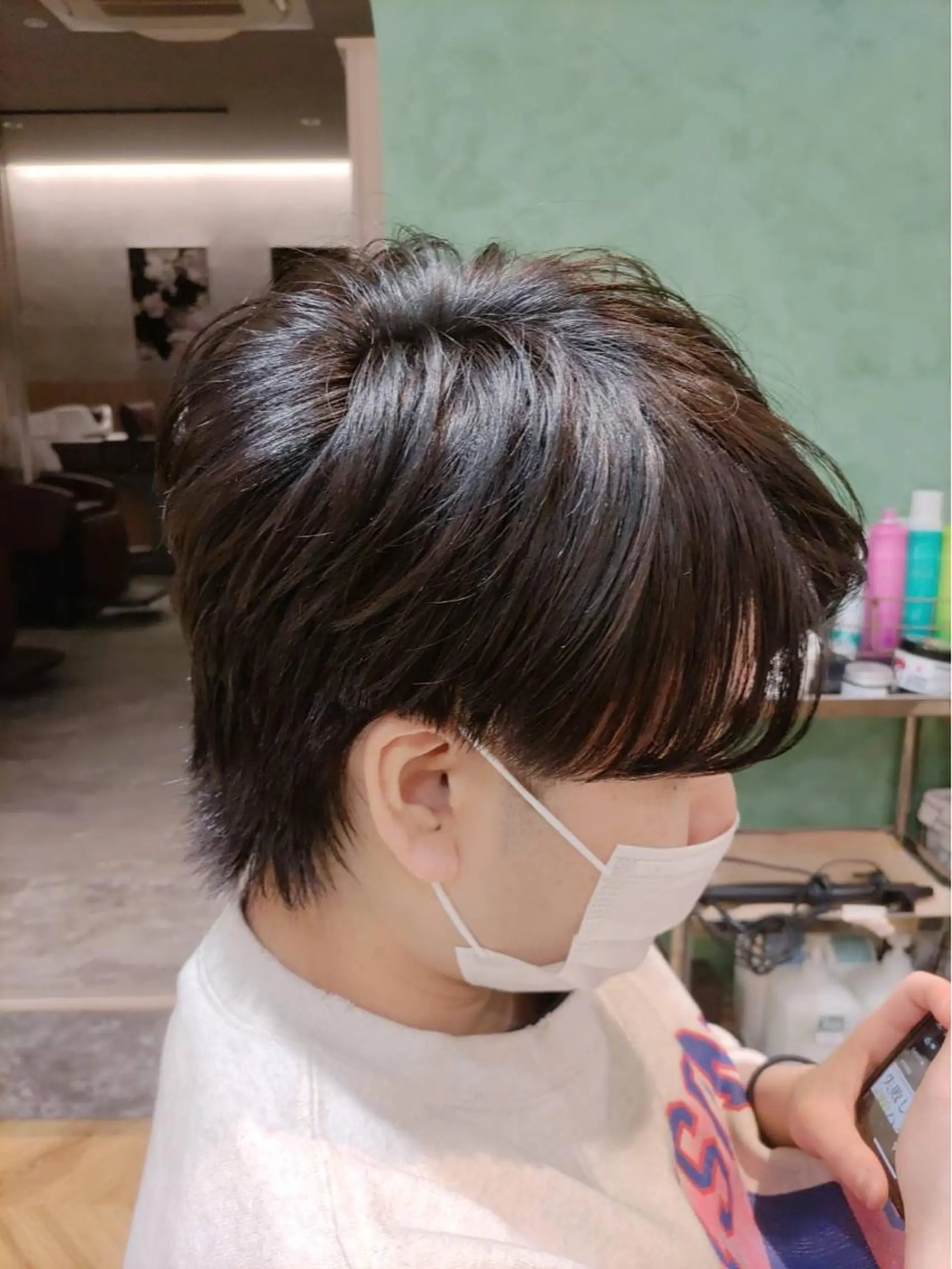 ショート カラー メンズ ICHIGO 大山所属・emma 星野のヘアスタイル