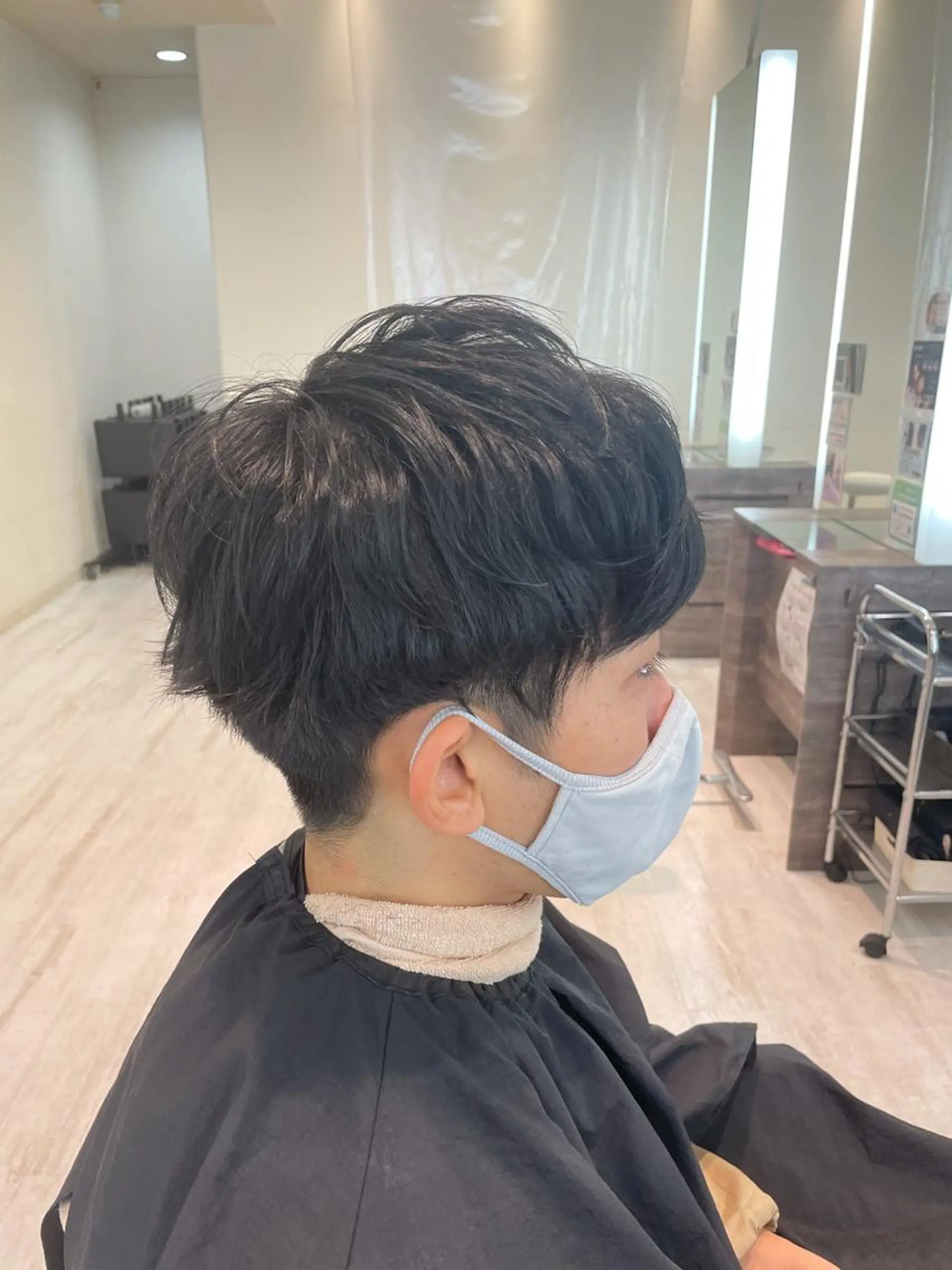 ショート パーマ 淡路上新庄/髪質改善 .艶カラー/野口春貴のヘアスタイル