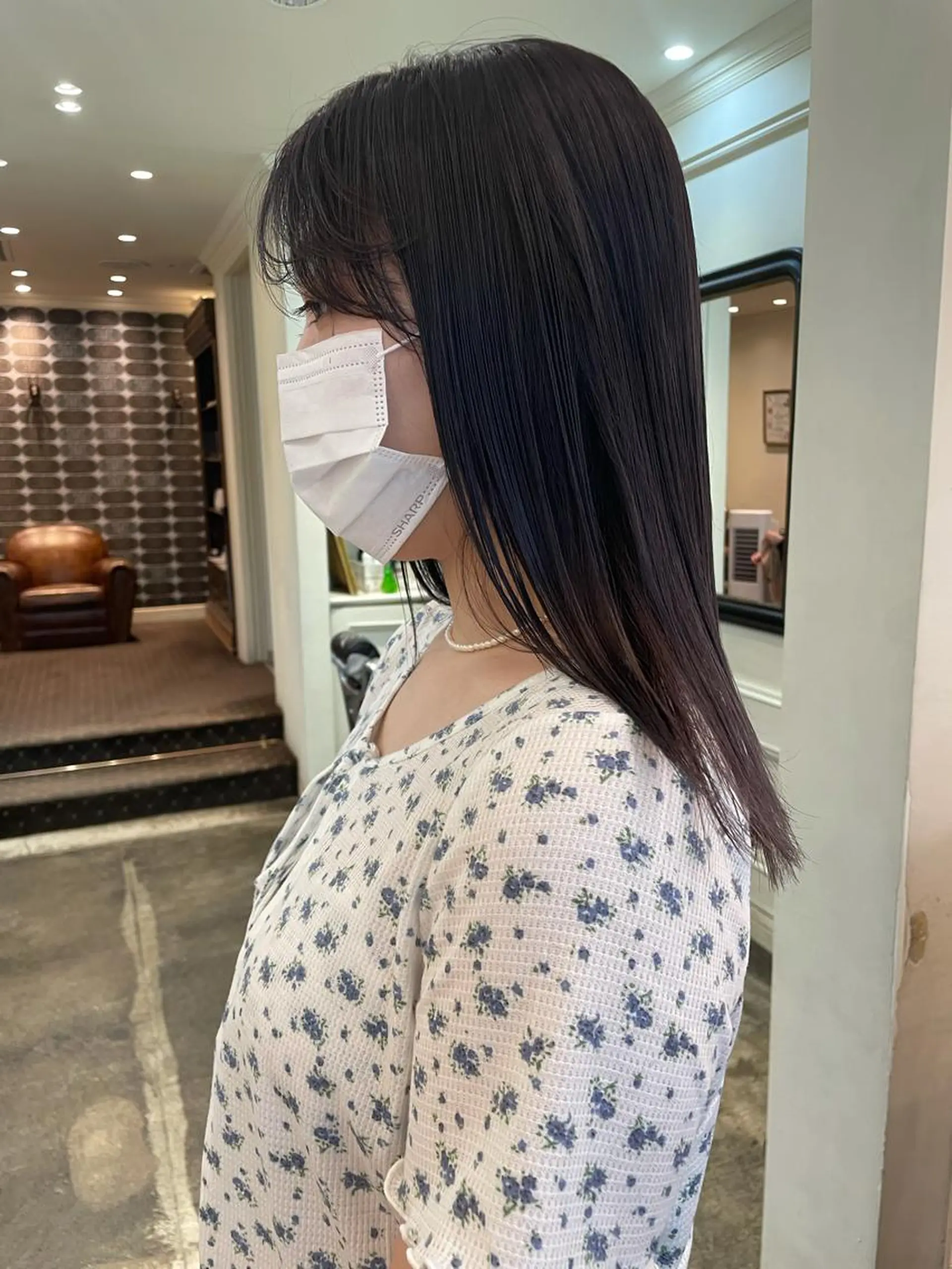 ミディアム カラー classic 新横浜所属・大人girly🛋️ 🤍yukakoのヘアスタイル