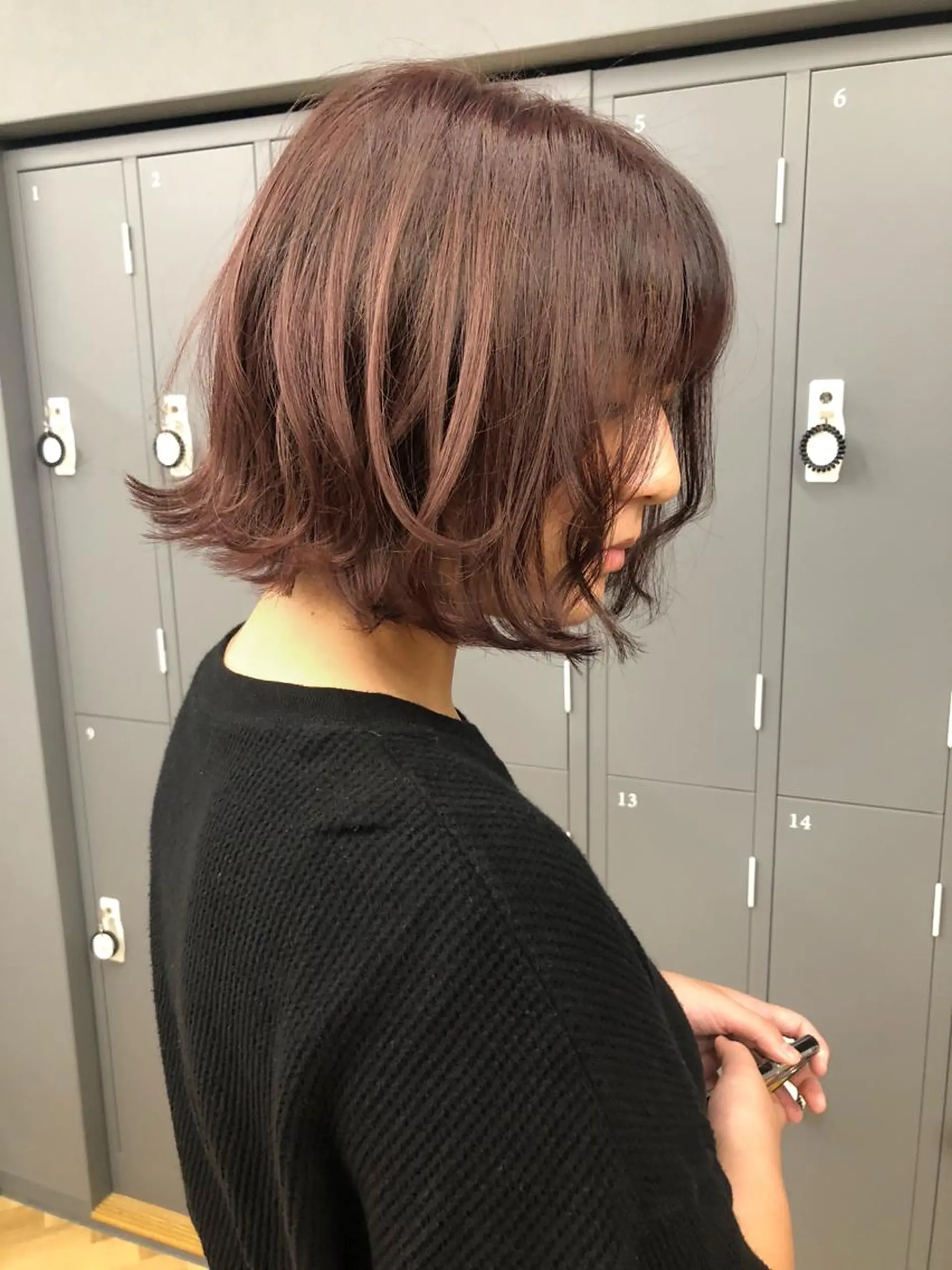 ミディアム カラー GIEN 末吉 海斗のヘアスタイル