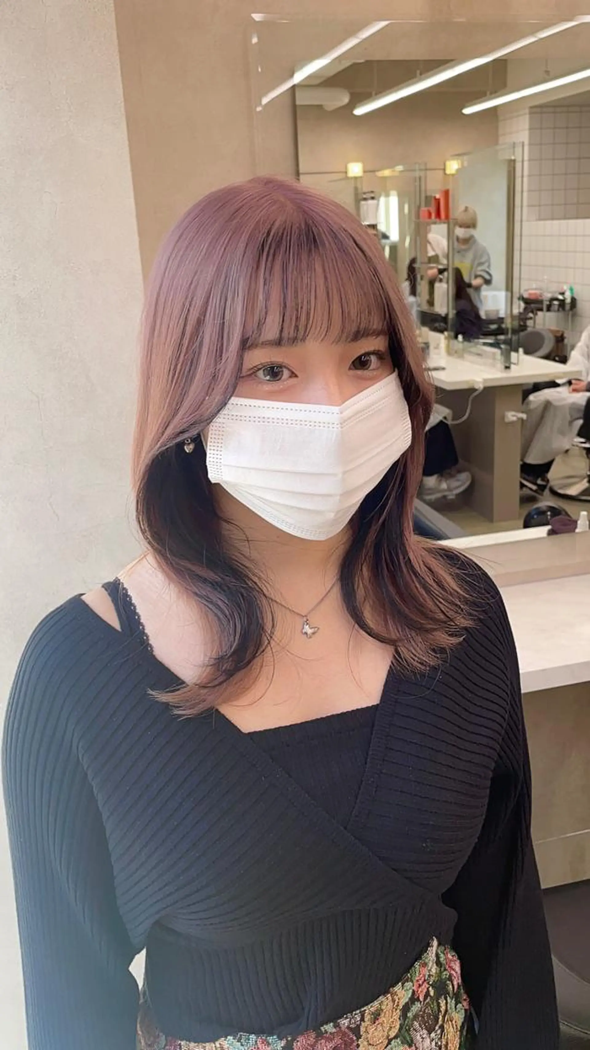 ロング カラー *モデル募集🤍横浜 透明感カラー🫧のヘアスタイル