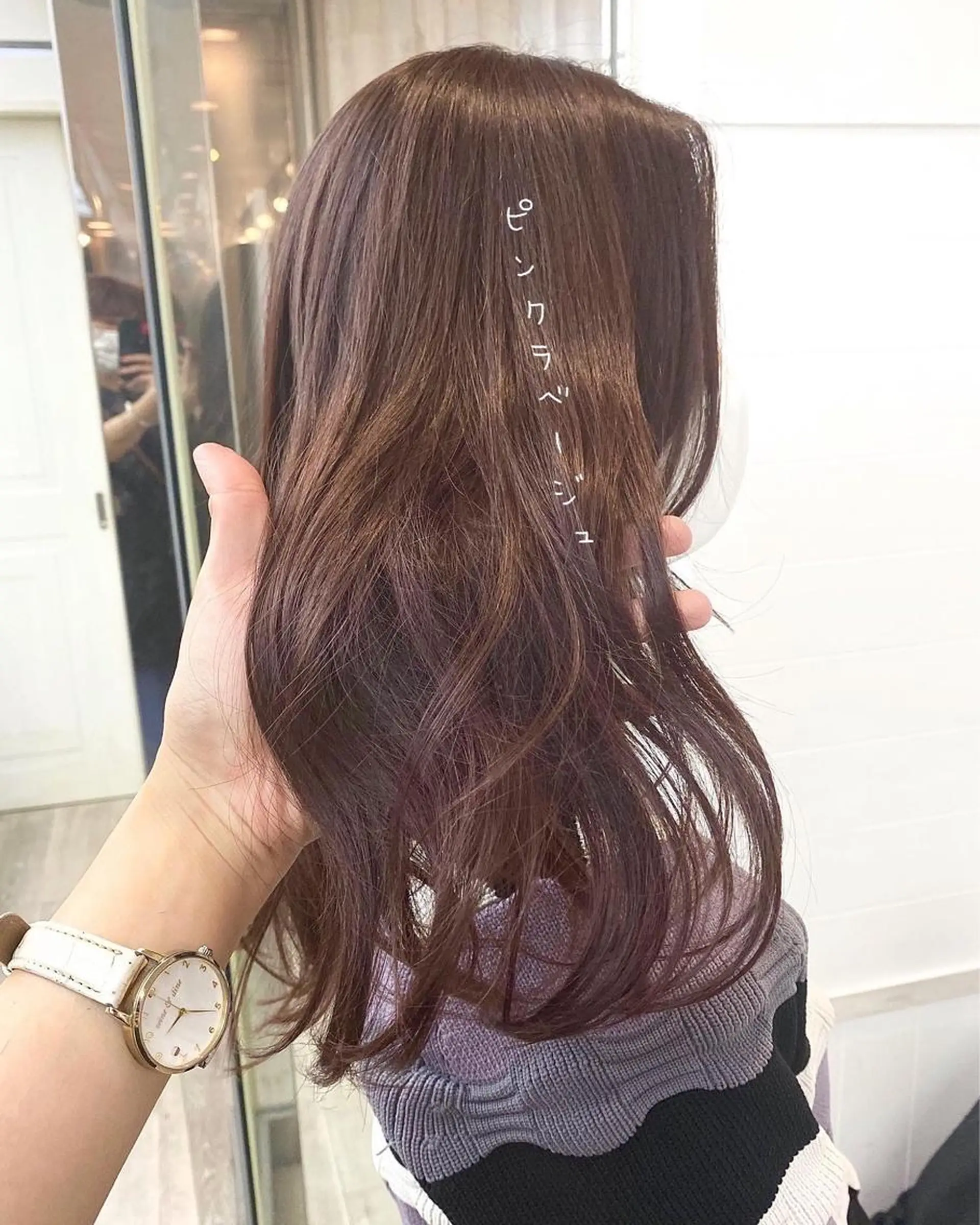 セミロング B3  SHARE SALON【ビースリーシェアサロン】所属・☀️透明感color KURO☀️のヘアスタイル