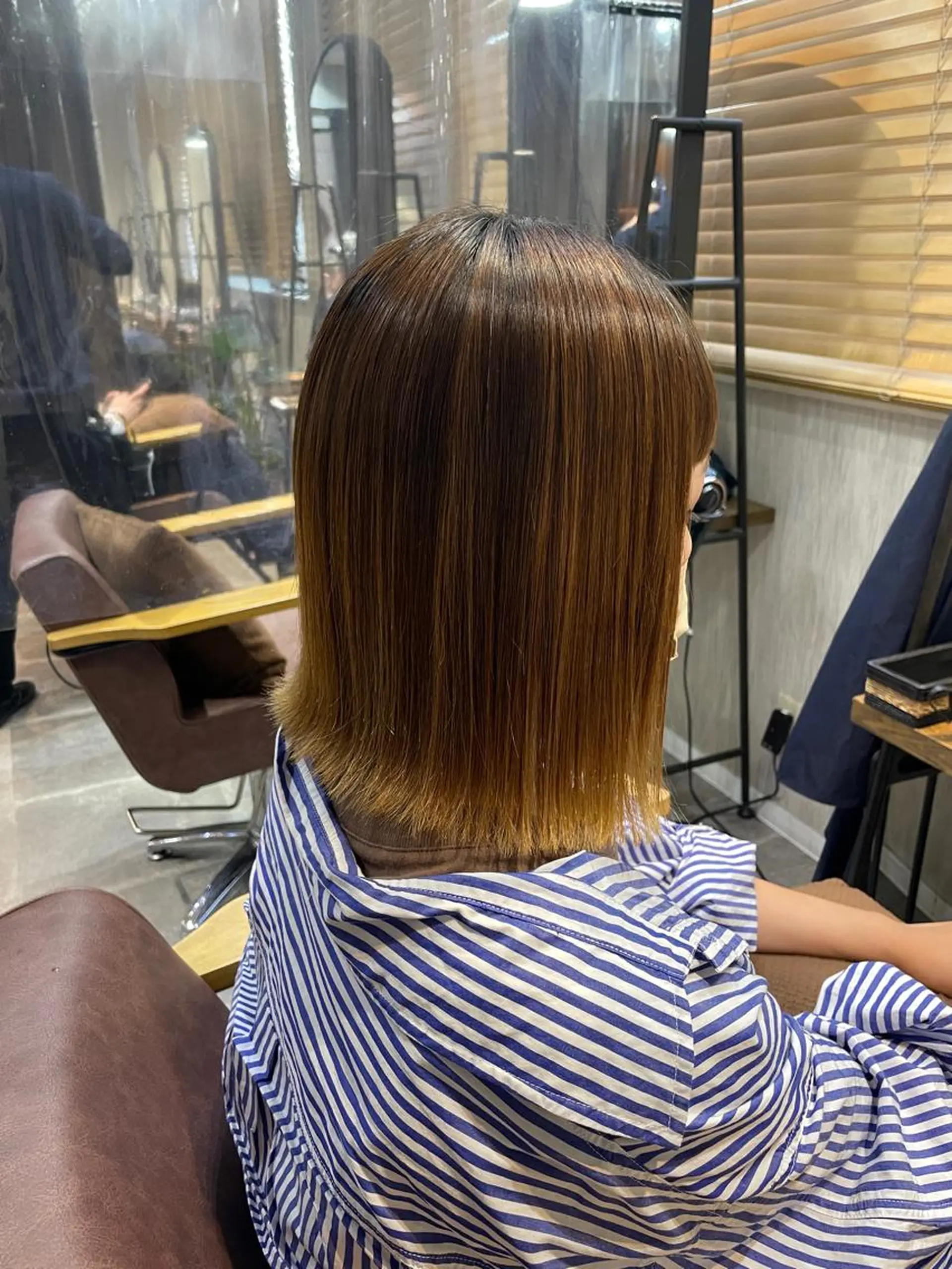 ミディアム カット 縮毛矯正 newiGRANDE 🌈萩原聖也のヘアスタイル