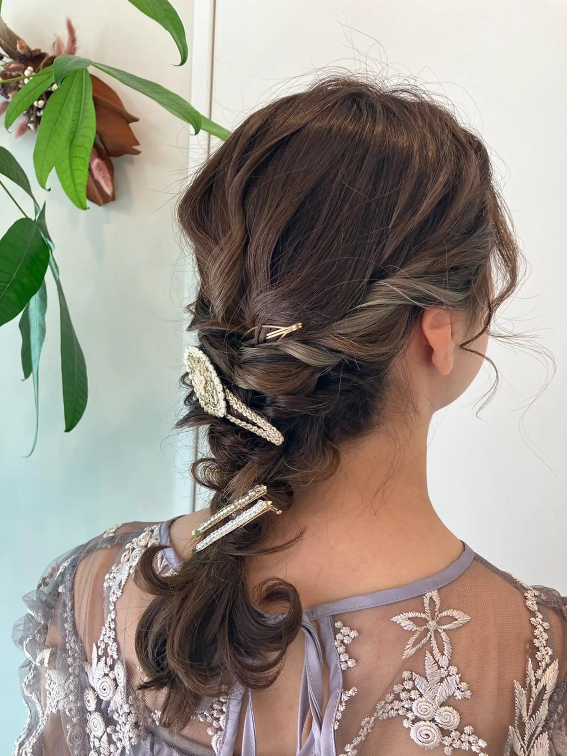 ヘアアレンジ 結婚式・ブライダル Hair&Make Nahoのマツエク・マツパデザイン