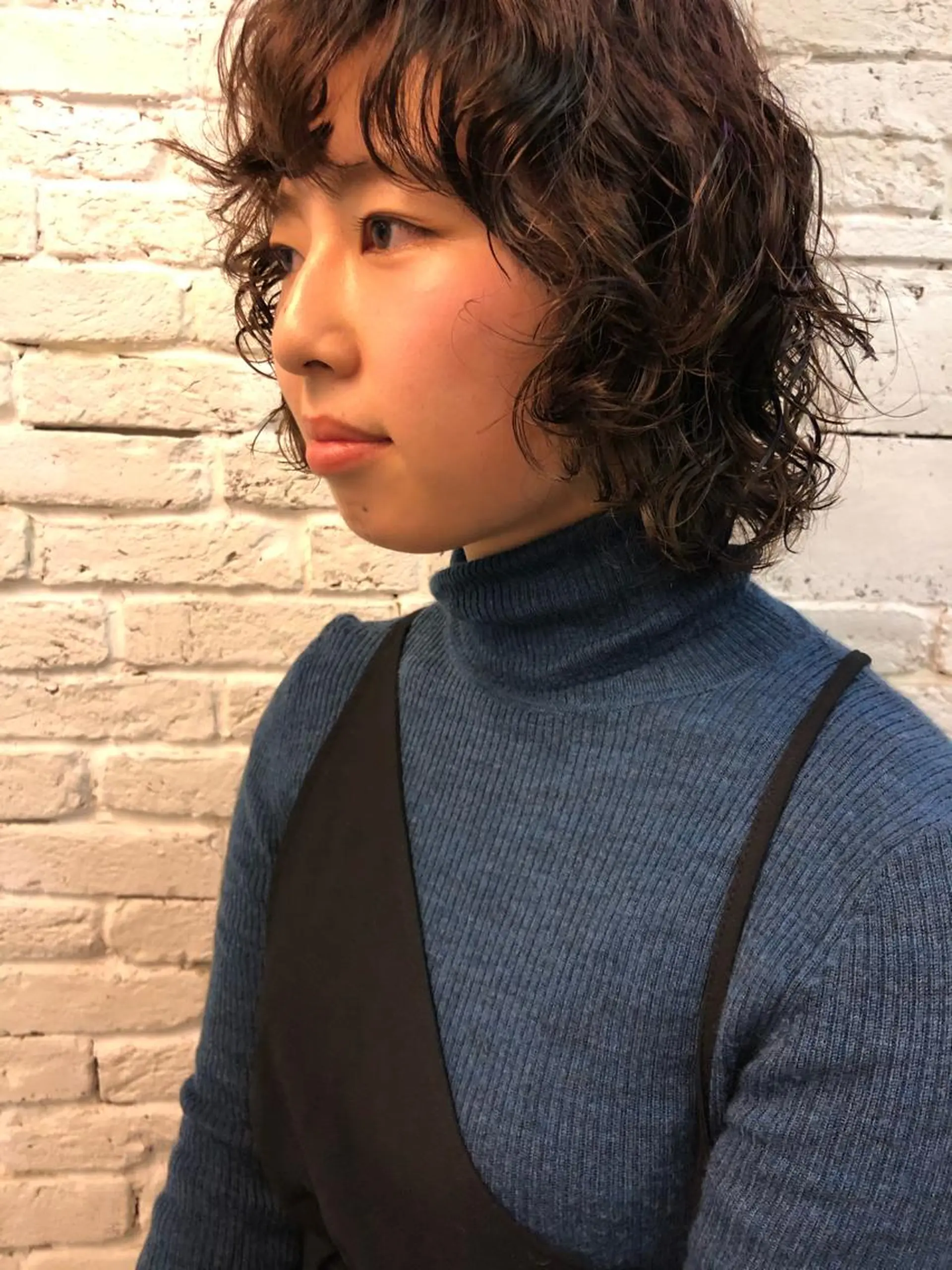 ミディアム パーマ NOUN所属・eri kinjoのヘアスタイル