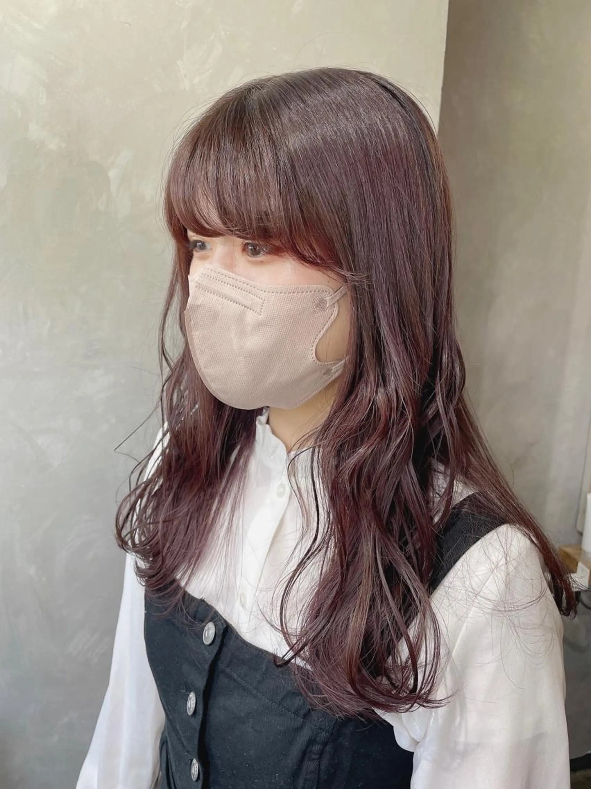 ロング カラー 梅田美容室 山崎海波のヘアスタイル