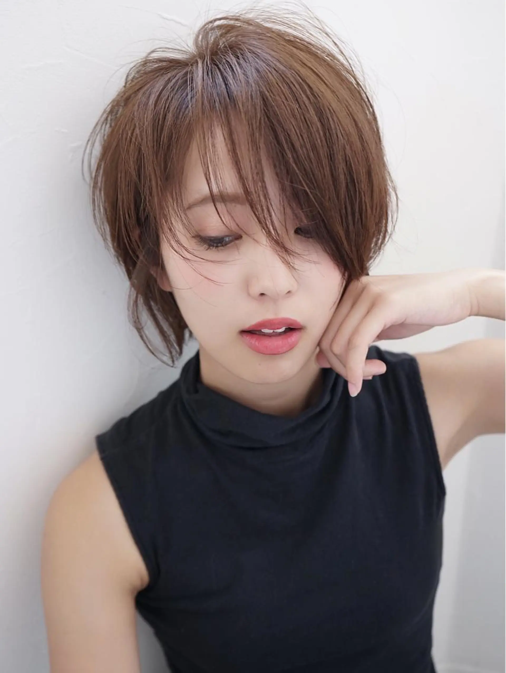 ショート カラー ヘアアレンジ ショートボブ ボブ ショートヘア WHOLE所属・花井 啓好のヘアスタイル