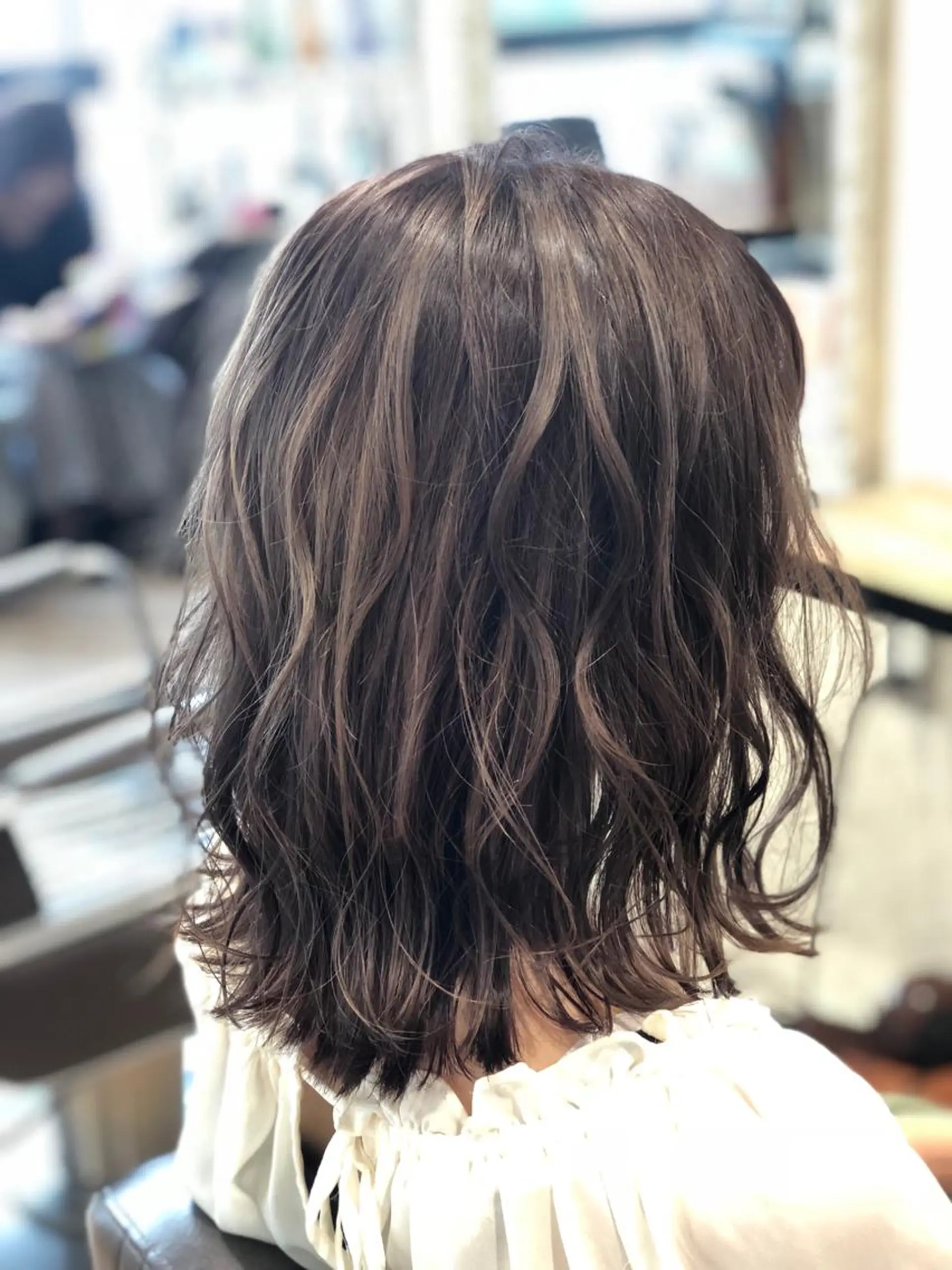 ミディアム カラー ベージュカラー❤︎ 伊藤なつみのヘアスタイル